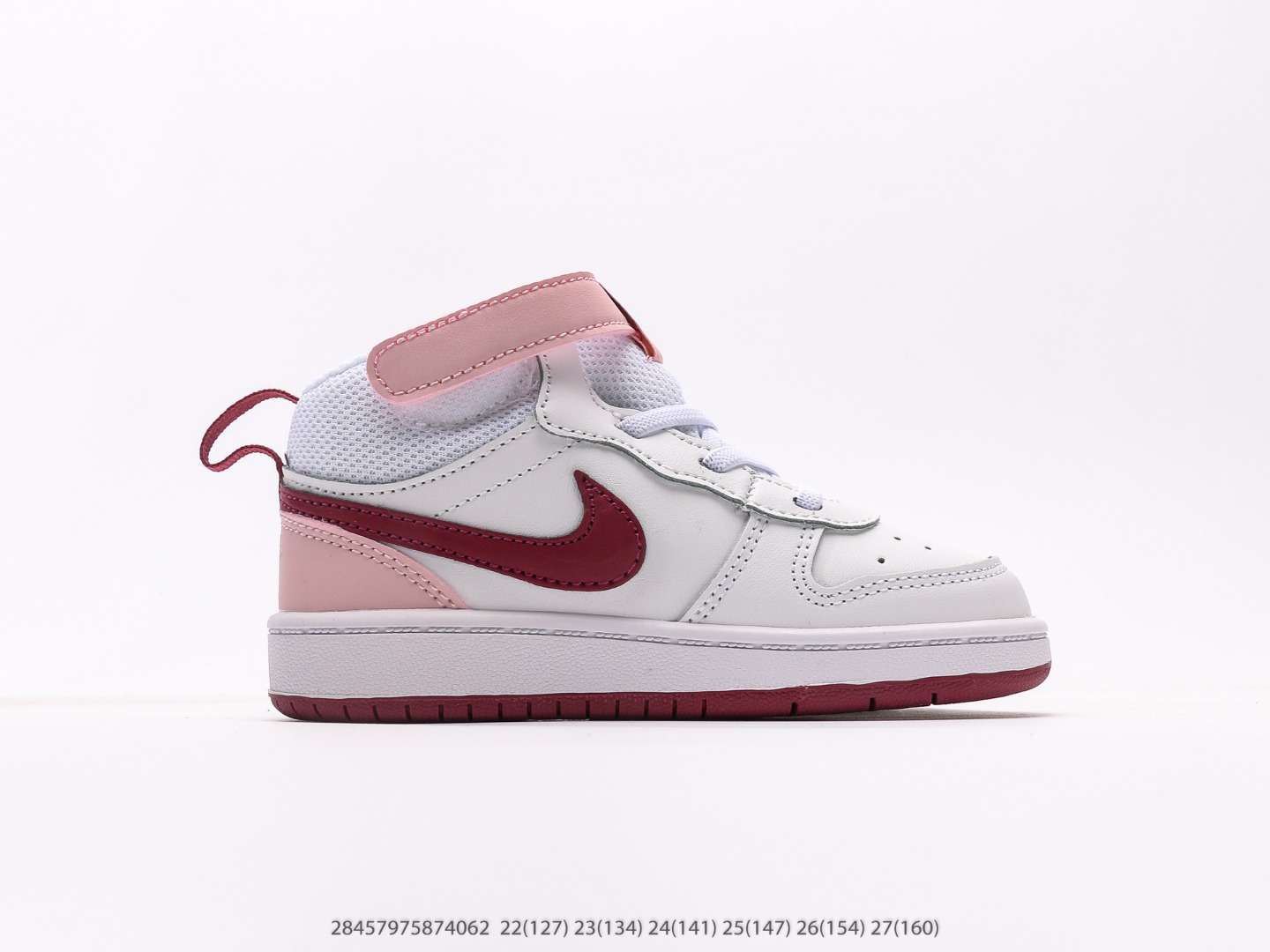 图片[2]-空军高帮工装童鞋 小童尺码22-27 🔚轻运动设计，防滑耐磨的鞋底，平时小朋友跑跑跳跳也很放心，弹力带魔术贴完全无压力穿脱也方便，真是好看又好穿-选品中心