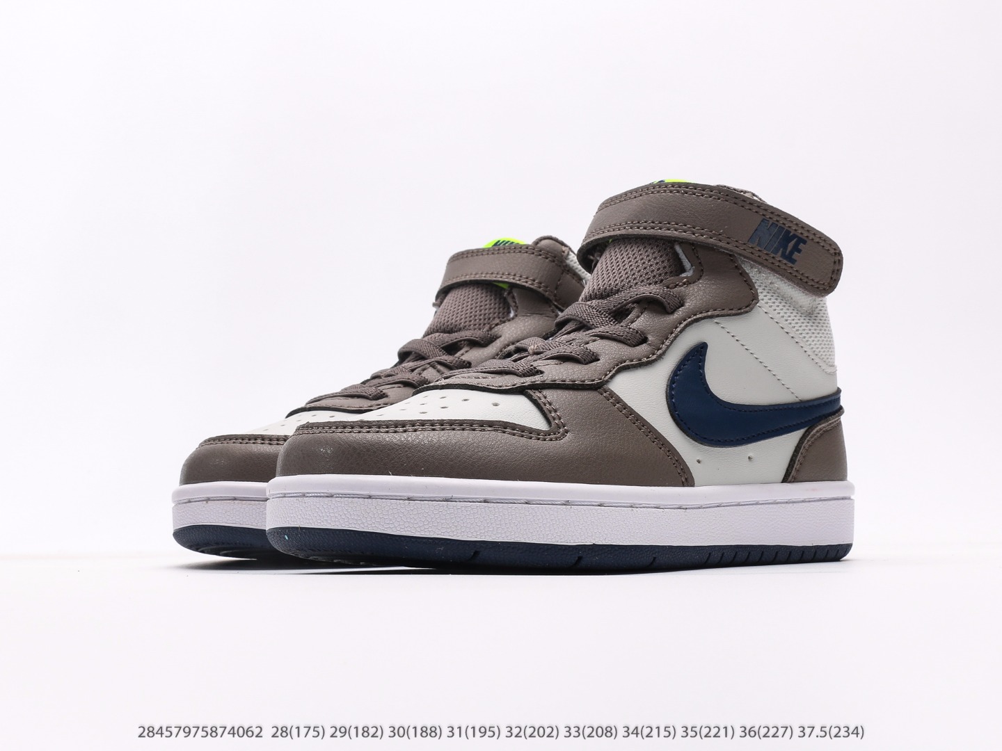 图片[5]-空军高帮工装童鞋 大童尺码28-37.5 🔚轻运动设计，防滑耐磨的鞋底，平时小朋友跑跑跳跳也很放心，弹力带魔术贴完全无压力穿脱也方便，真是好看又好穿-选品中心