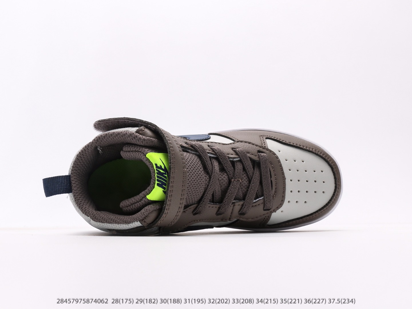 图片[3]-空军高帮工装童鞋 大童尺码28-37.5 🔚轻运动设计，防滑耐磨的鞋底，平时小朋友跑跑跳跳也很放心，弹力带魔术贴完全无压力穿脱也方便，真是好看又好穿-选品中心