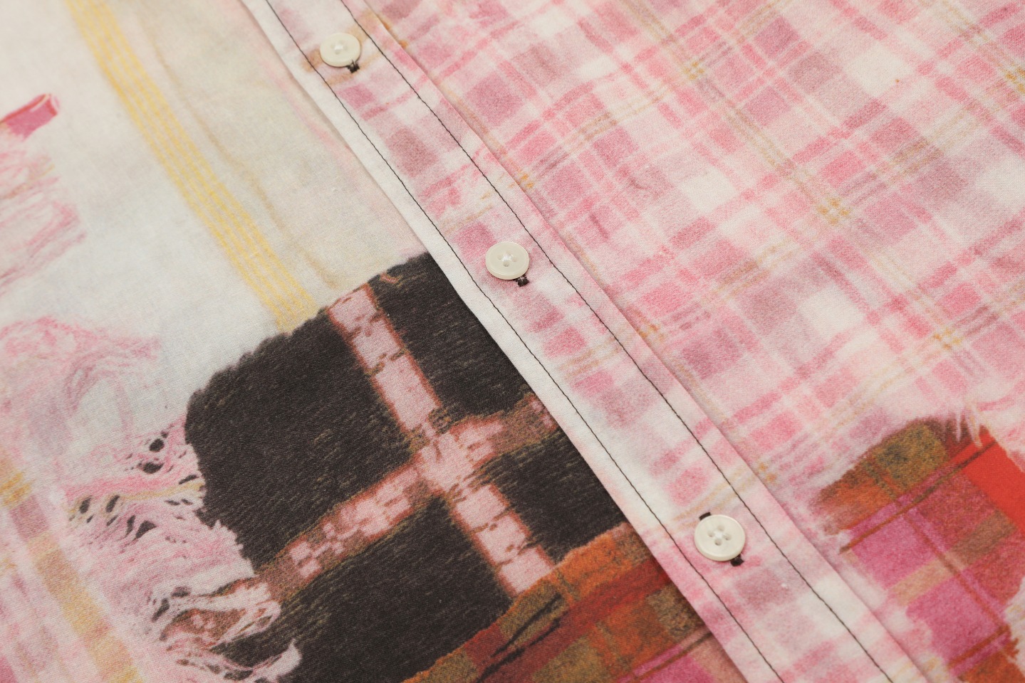 Ac-style 3D-striped long-sleeved shirt. Colour: Pink, blue Number: S M L Section No. Yu 6618 - 图片 6