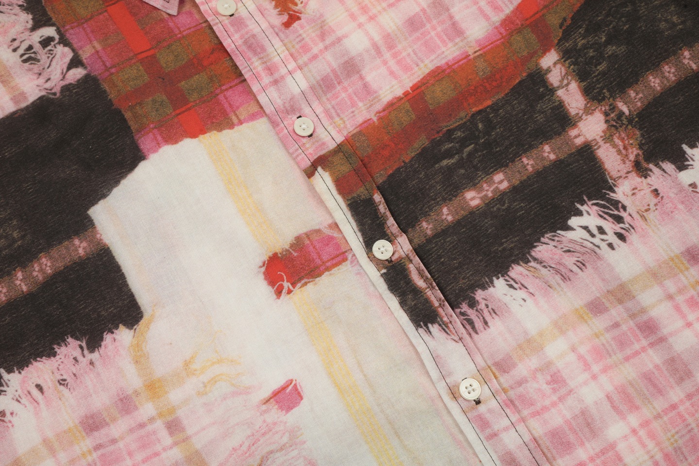 Ac-style 3D-striped long-sleeved shirt. Colour: Pink, blue Number: S M L Section No. Yu 6618 - 图片 8