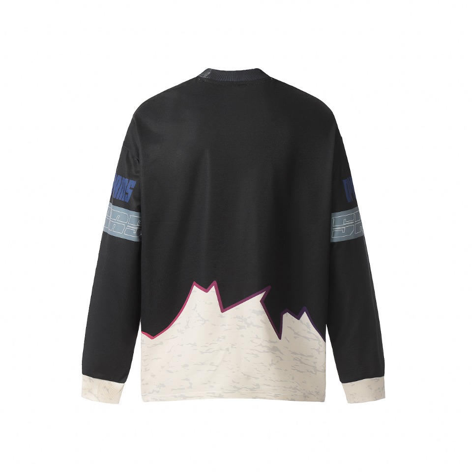 Vintage Winter T-Shirts in Black and Blue, Saint Michael Long Sleeves, Sizes M-XL - 图片 5