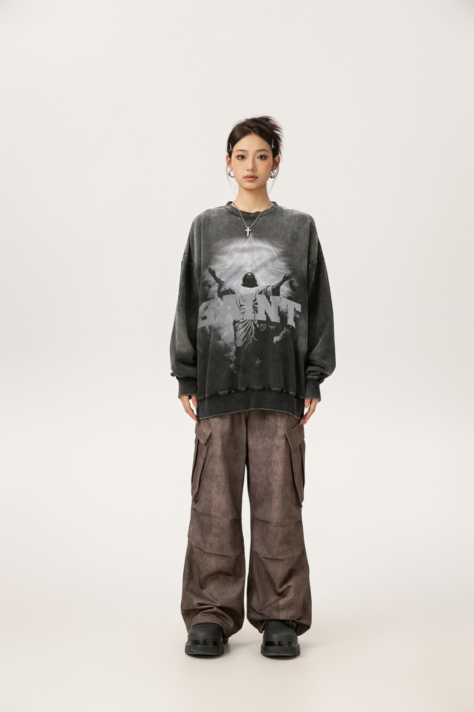 “Saint Michael Vintage Collar Washed with Water; Section SS WY7704 Details” - 图片 3