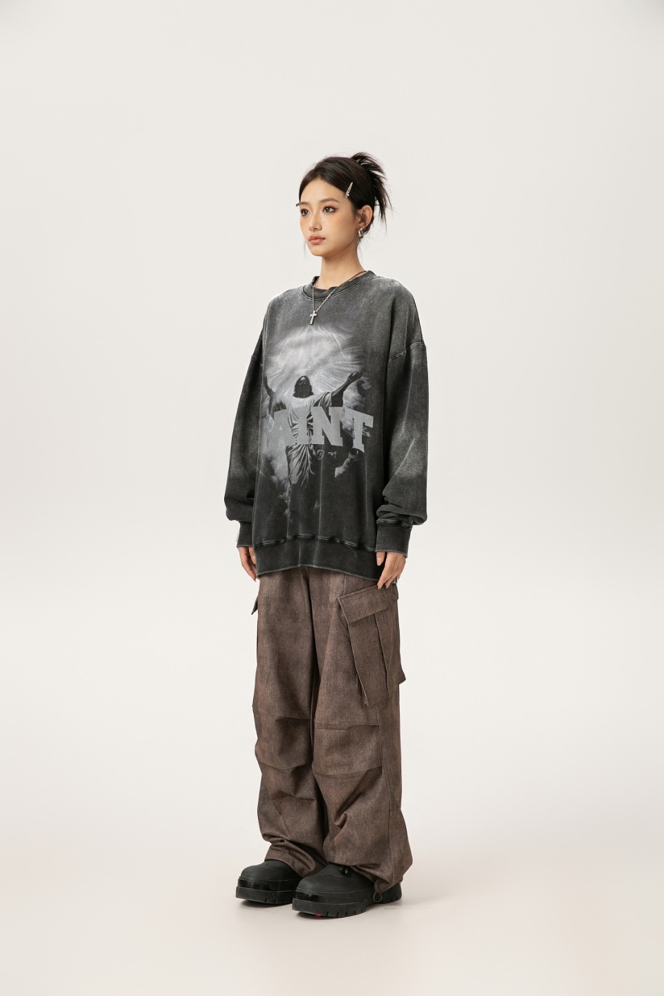 “Saint Michael Vintage Collar Washed with Water; Section SS WY7704 Details” - 图片 4