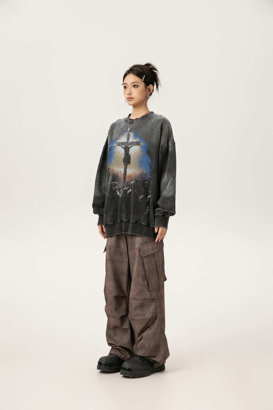 “Saint Michael Water Vintage Collar for Old Horse, Section SS WY7705, Black, Sizes M, L, XL” - 图片 5