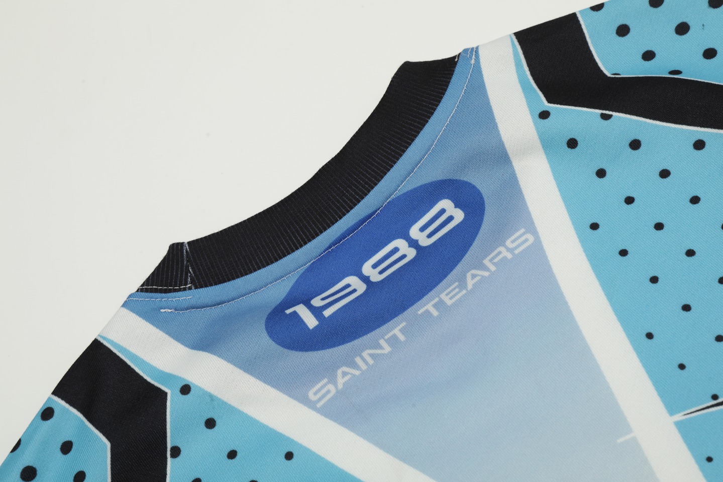 Vintage Winter T-Shirts in Blue and Pink, Saint Michael Collection, Sizes M to XL - 图片 6