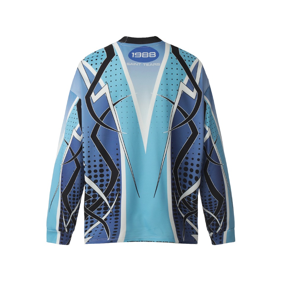 Vintage Winter T-Shirts in Blue and Pink, Saint Michael Collection, Sizes M to XL - 图片 5