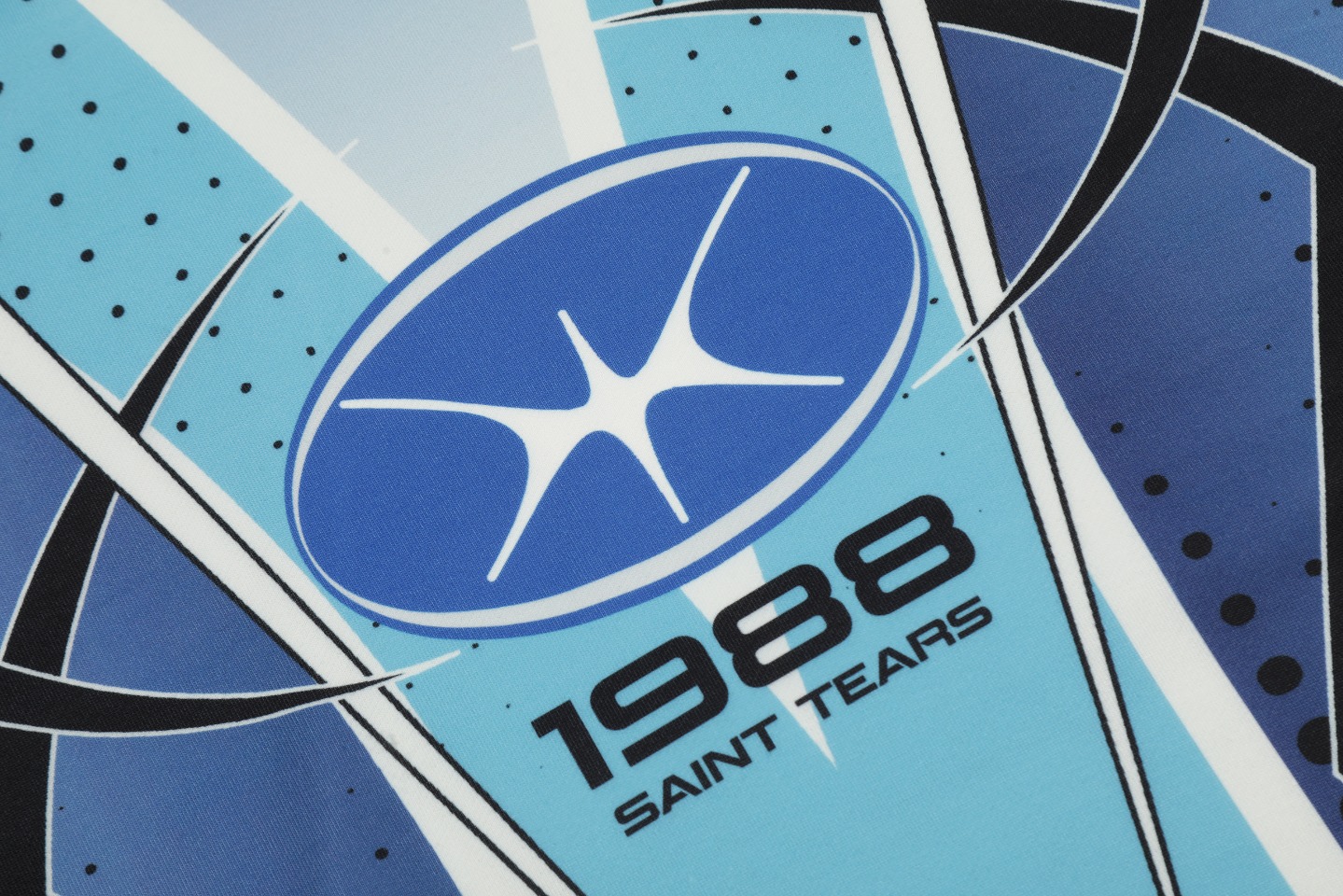 Vintage Winter T-Shirts in Blue and Pink, Saint Michael Collection, Sizes M to XL - 图片 7