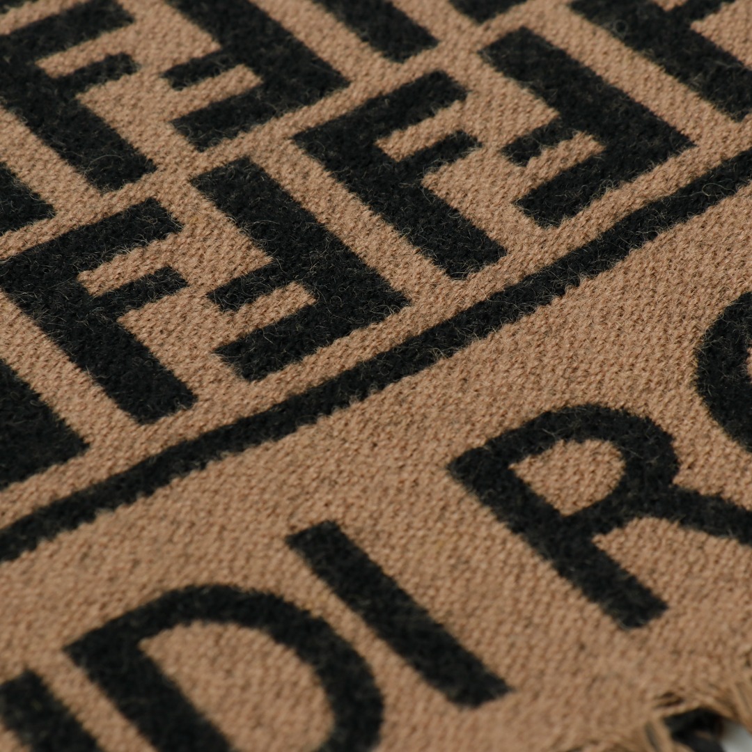 FENDI芬迪FD 老花小FF流苏长围巾-Chinese UA Cheap High Quatity Brand Clothes Bags handbags Sneakers wholesale wholesaler seller from China Factory suppliers Fashion Clothing Shoes best Quality Beautiful Price FENDI芬迪FD 老花小FF流苏长围巾