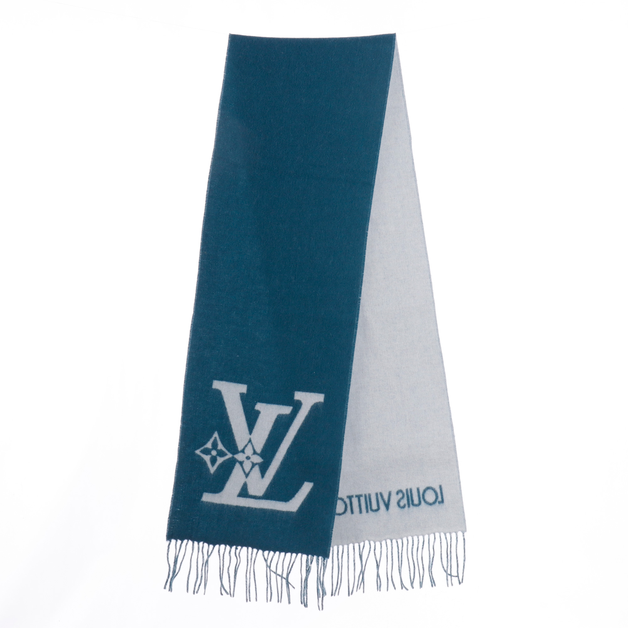 Louis Vuitton LV 大LOGO羊毛羊绒围巾