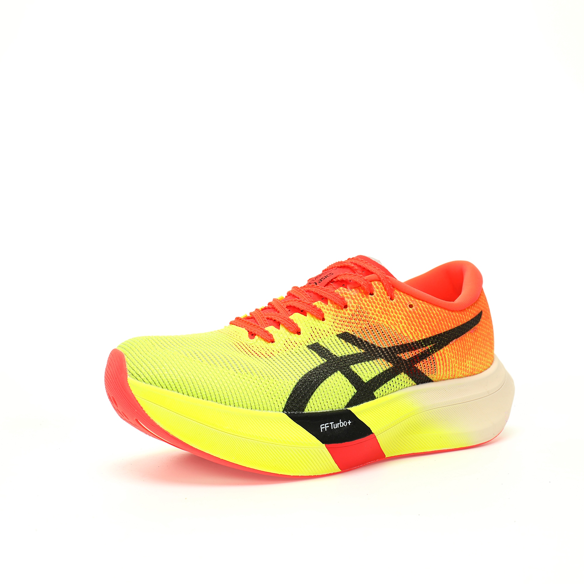 CX专供 纯原 【ASI】【新品实拍篇】升级N版#男鞋真标半码制#升级原楦开发版型#采用一体透气织绞综+压胶鞋面材质#鞋口圈柔软反绒皮材料#中底搭载FF Turbo Plus 泡棉缓震发泡工艺,支撑稳定#外置防滑耐磨大底片❗️日本专业跑鞋品牌-亚瑟士/Asics Metaspeed Sky Paris 进化版竞速马拉松巴黎系列低帮碳板竞速轻量透气缓震休闲运动跑步鞋“网织荧光绿太阳橙黑”1013A123-750 尺码:39 40 40.5 41.5 42 42.5 43.5 44 45 亚瑟士/ASICS全新旗舰Metaspeed Paris碳板竞速系列跑鞋正式登场,难以置信的轻,匹配不同跑者的跑步习惯,让突破PB更舒适,解锁进速新可能。 Metaspeed Edge Paris更大的碳板弯曲弧度(呈勺形几何形状)配合定制化鞋头上翘曲线,帮助跑者在启动阶段更大限度地提高控制力和平稳性,强化向前推进力。