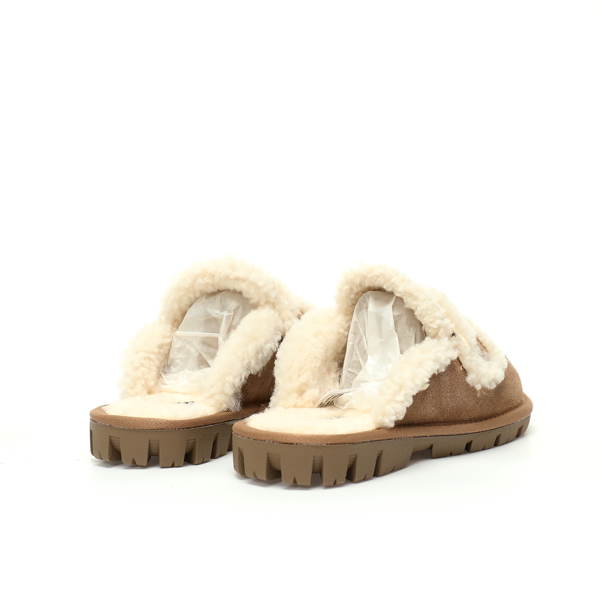 UGG W Classic Coquette Clog Slipper II 科凯特舒适保暖露跟半拖鞋“深卡其加绒”OB938/KHAKI