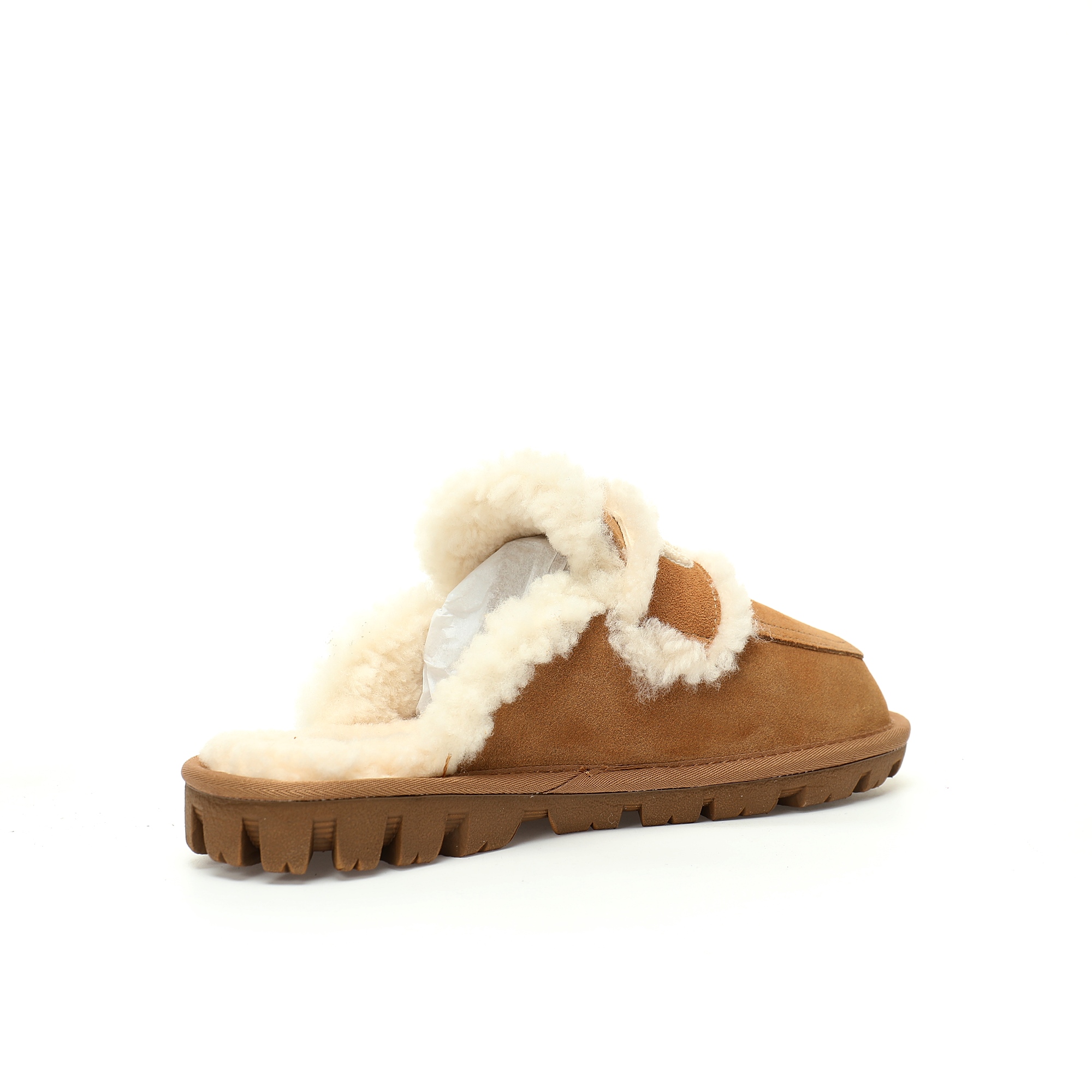 UGG W Classic Coquette Clog Slipper II 科凯特保暖露跟半拖鞋“栗子棕加绒”OB938/CHE