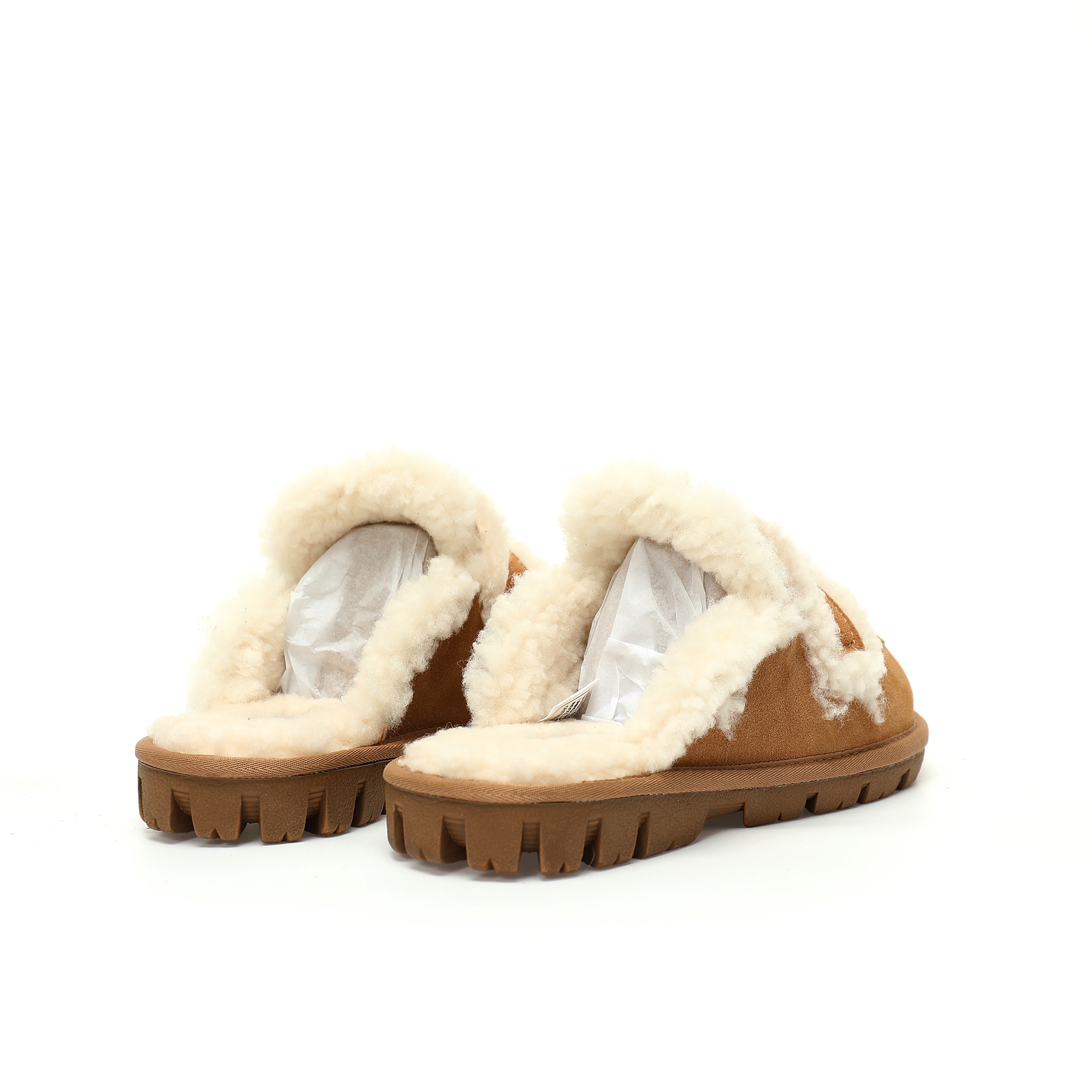 UGG W Classic Coquette Clog Slipper II 科凯特保暖露跟半拖鞋“栗子棕加绒”OB938/CHE