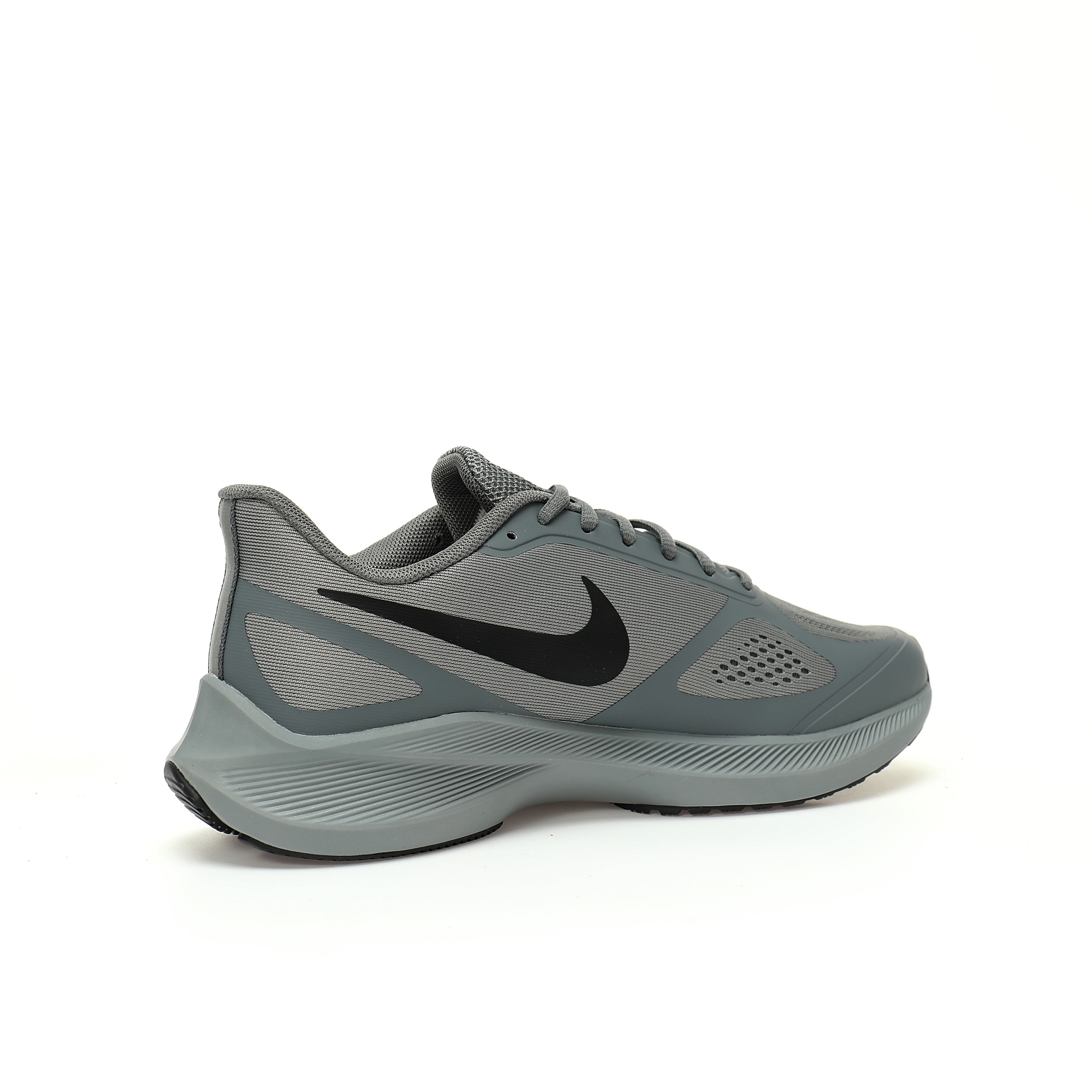 CX专供 独家纯原 【NK】 【新品实拍篇】升级J版#男鞋真标半码制#升级原楦原纸版开发#男鞋真标半码制#采用Flymesh网织鞋面材质#内置Zoom小气垫装置❗️全新天猫长青款式，耐克Nike Zoom WINFLO 7X代系列飞线贾卡轻质透气休闲运动跑步鞋“网织深灰黑”CJ0291-008 尺码：39 40 40.5 41 42 42.5 43 44 45