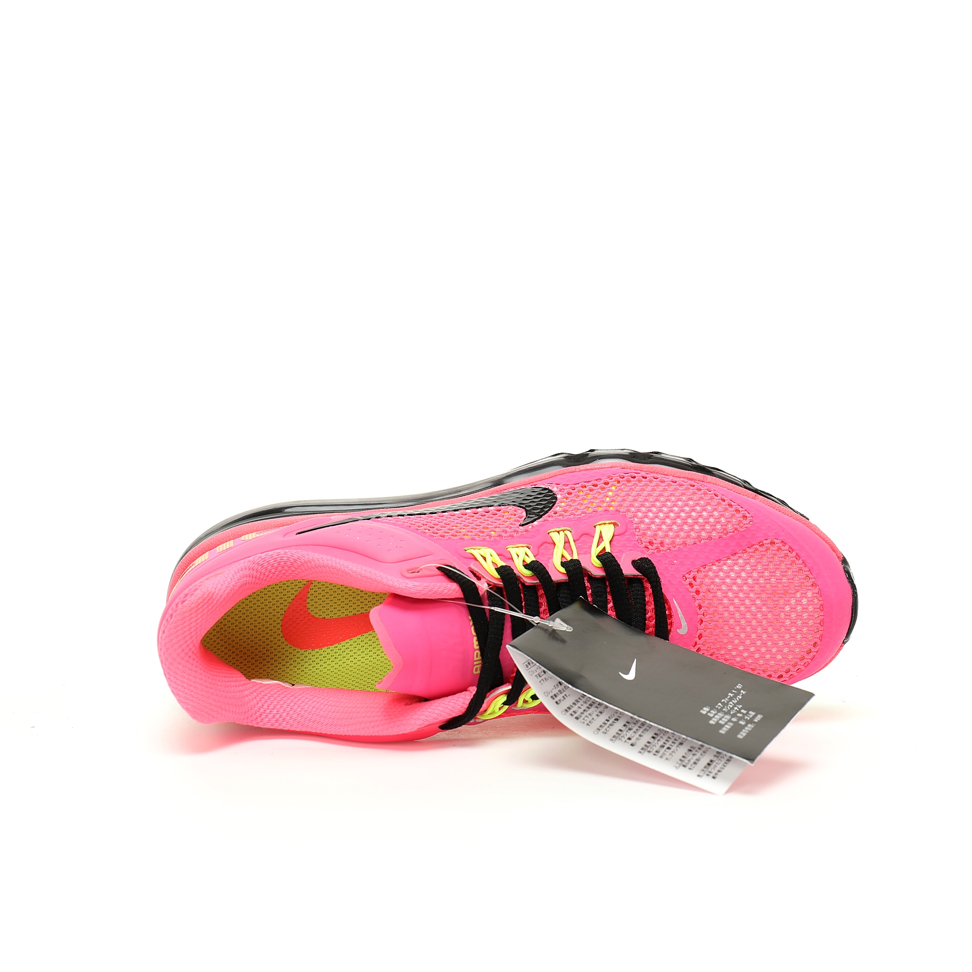 CX专供 独家纯原 【NK】 【新品实拍篇】品质D版#35-42:女鞋真标半码制#升级原楦原纸版开发#采用轻量透气网织面料材质#原厂OrthoLite（欧索莱）去味海绵鞋垫#超轻薄EVA拉帮中底材质#正确原厂钢印#全掌真Air缓震气垫大底❗️轻盈跃动,复古新风尚！耐克Nike Air Max 2013"Digital Pink Black"2013大气垫系列低帮全掌大气垫休闲运动百搭慢跑鞋“网织荧光粉黑”555753-600 尺码：35 36 36.5 37.5 38 38.5 39 40 40.5 41 42 每年三月，Nike都会为庆祝“Air Max Day”这一盛大活动推出全新的鞋款，就像今年推出的搭载了双柱状动态气垫系统的Air Max Dn一样。除了每年推出的全新鞋款，以年代命名的气垫系列的复刻，也是鞋迷关注的焦点，比如近年来Nike重点推广的Air Max 2013。Nike Air Max 2013推出时，凭借全掌气垫和多种材质的组合鞋面，为旗下的气垫鞋款带来了全新的风貌。此外，Nike还于2022年与Stüssy合作，使Air Max 2013以全新的造型宣告回归，去年也通过“10周年”纪念活动陆续复刻了过去的经典配色，如今品牌还将推出全新款式的Nike Air Max 2013“Sunset”。作为全新的配色，Nike Air Max 2013“Sunset”以宛如日落般的渐变设计，不禁让人联想到经典配色OG“Tropical Fish”的Nike Air Max Plus，特别是鞋头覆盖的橘红色调，恰到好处地与配色主题相呼应，全黑的鞋面也完美地诠释了鞋身复杂的结构。当然，提供舒适脚感的冰蓝色气垫大底也是这双鞋吸引人的因素之一。