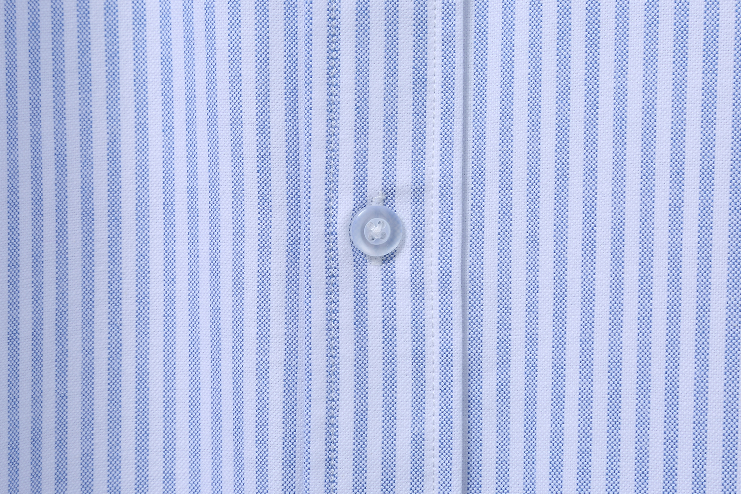 TB Thom Browne Blue Grey Striped Short-Sleeve Shirt with Double-Sleeve Belt - 图片 4