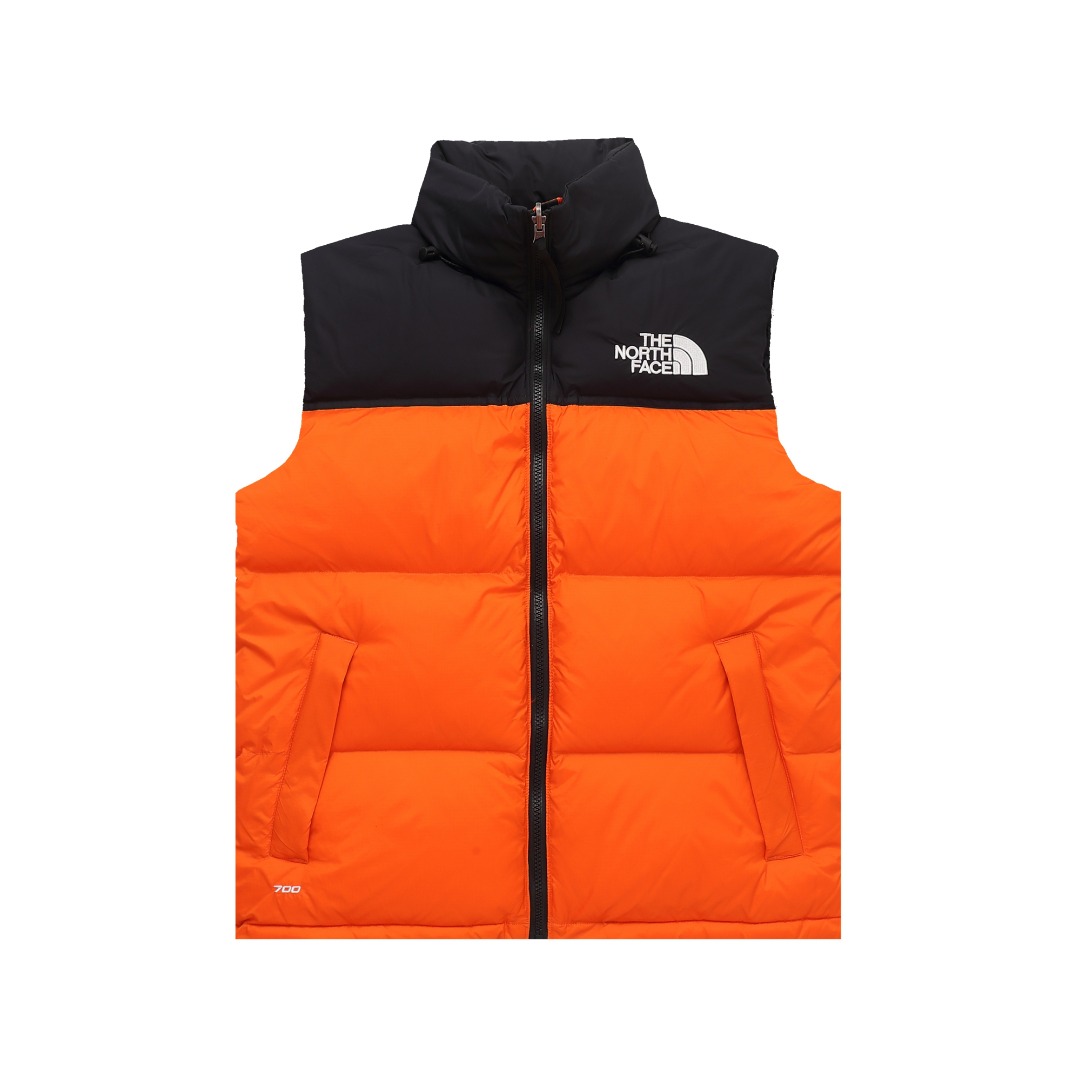 【Naranja】 The North Face/Norte Clásico chaleco de plumas modelo 96 Tela: Tela exclusiva nacional del fabrican…