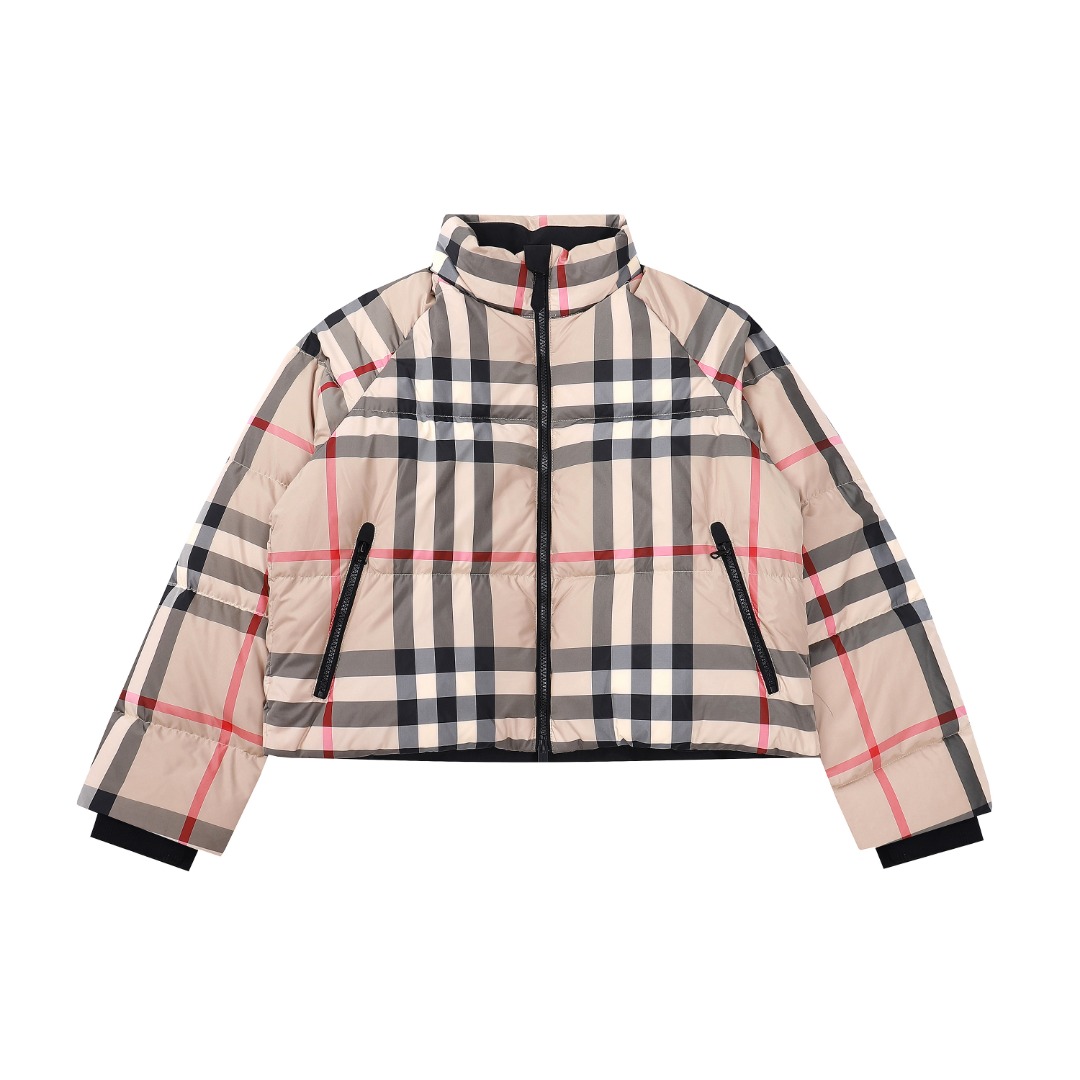 Número de modelo~~F312 versión de agente de compras. Burberry chaqueta corta de cuadros BURBERRY LONDON ENGLAND nuevo e…