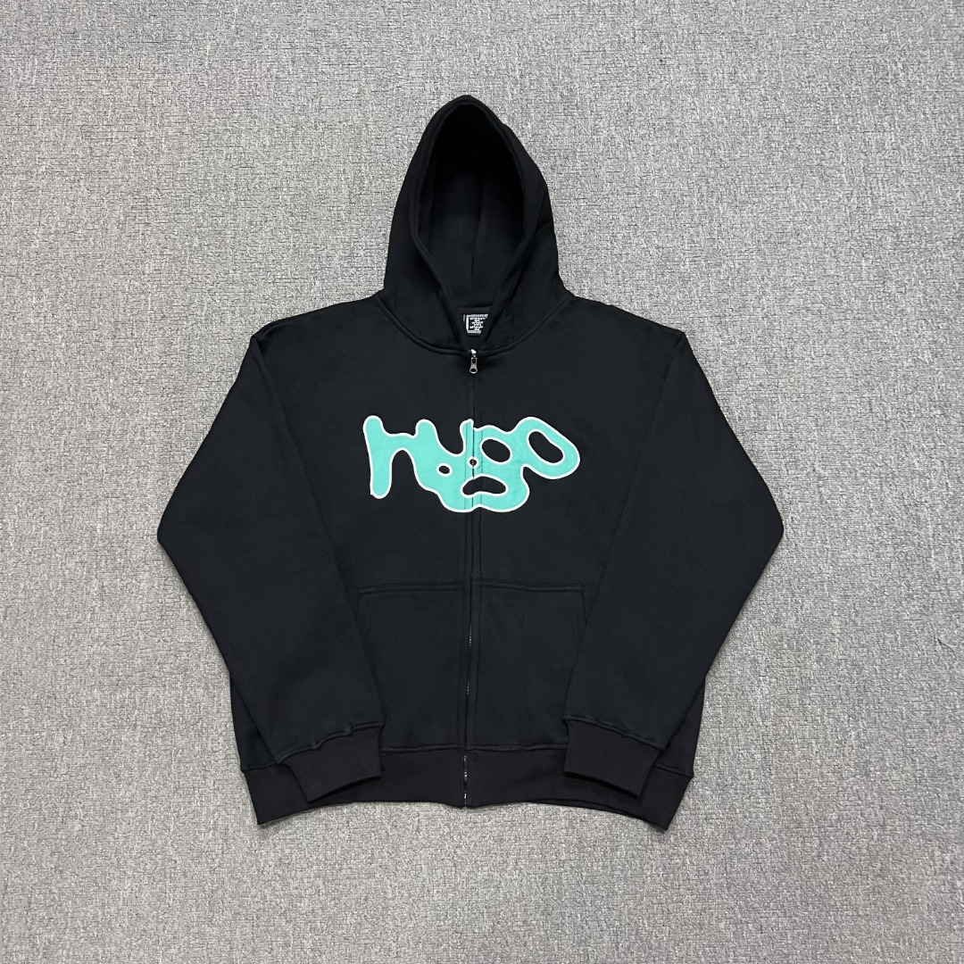 Real Picture of Solar Rolls and Embroidered Coats in Black Wool (PP AD03)