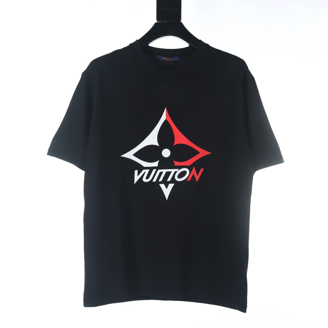 Louis Vuitton Clothing T-Shirt Best Quality Designer
 Printing Unisex Cotton Short Sleeve