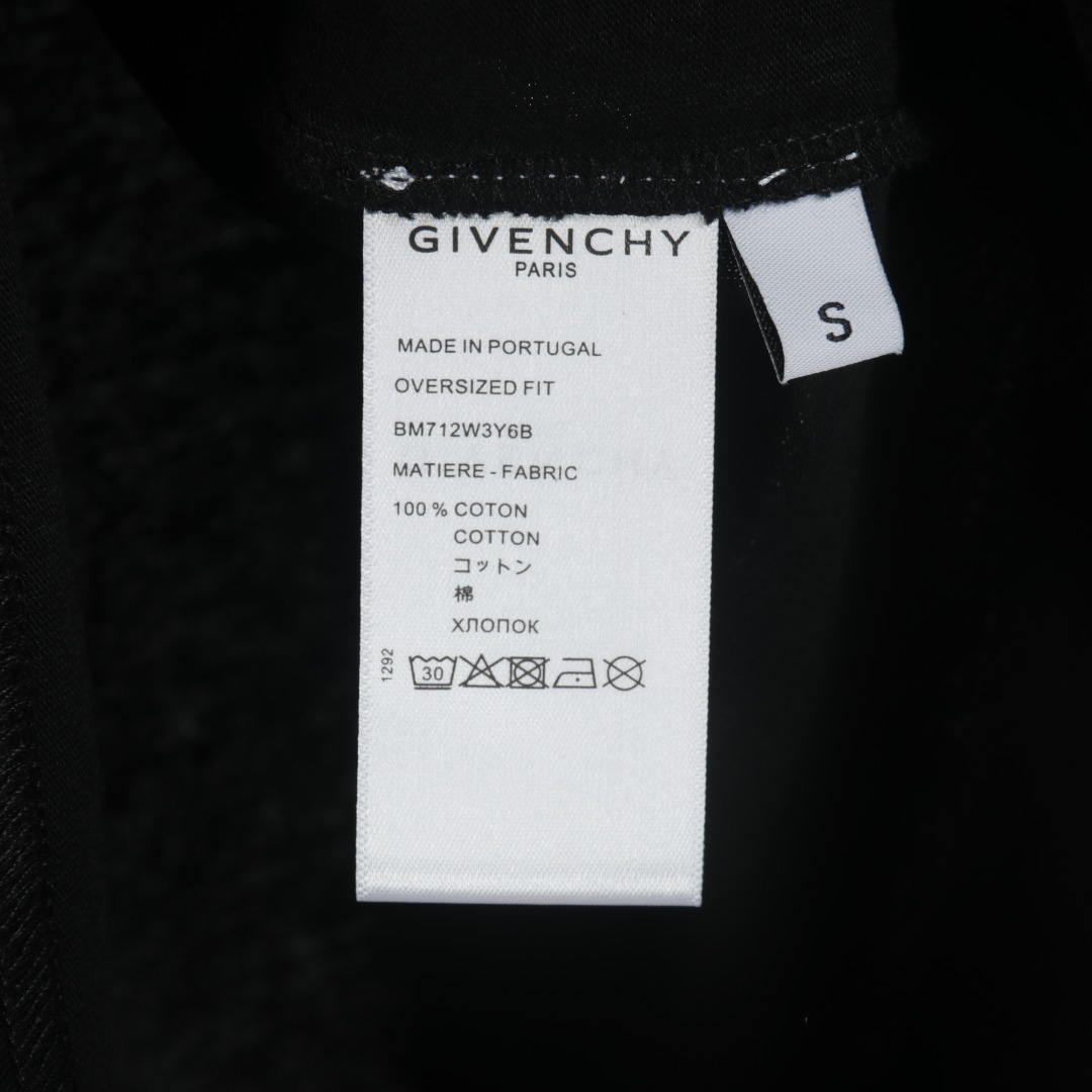 GIVENCHY/纪梵希GVC 鲨鱼字母印花短袖T恤