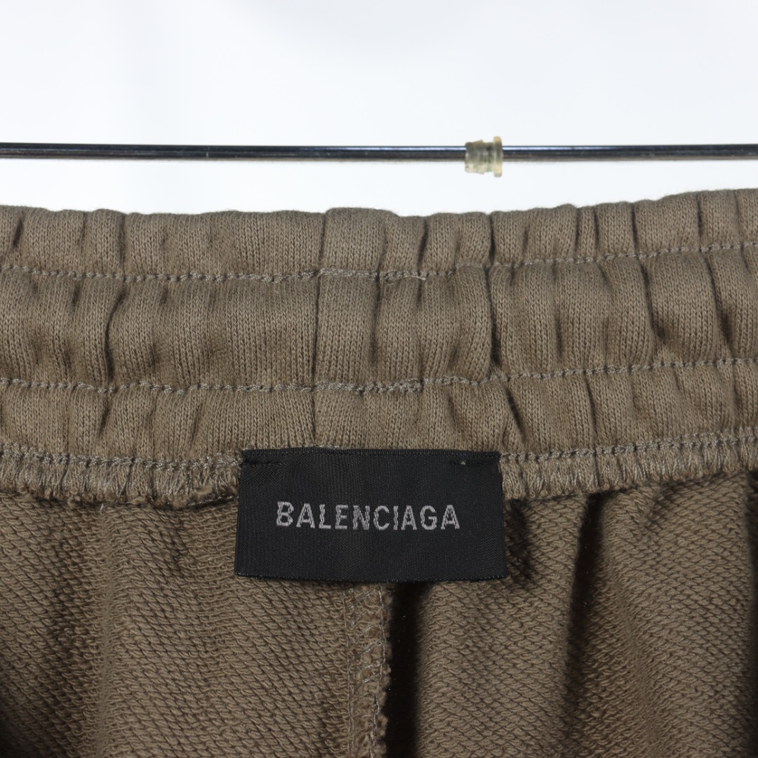 BALENCIAGA/巴黎世家BLCG 双环字母刺绣短裤