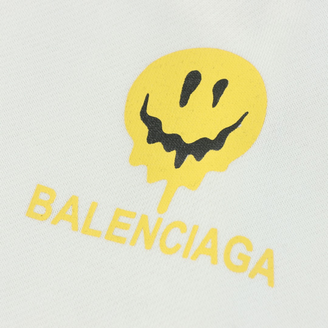 BALENCIAGA/巴黎世家BLCG 笑脸字母印花短裤