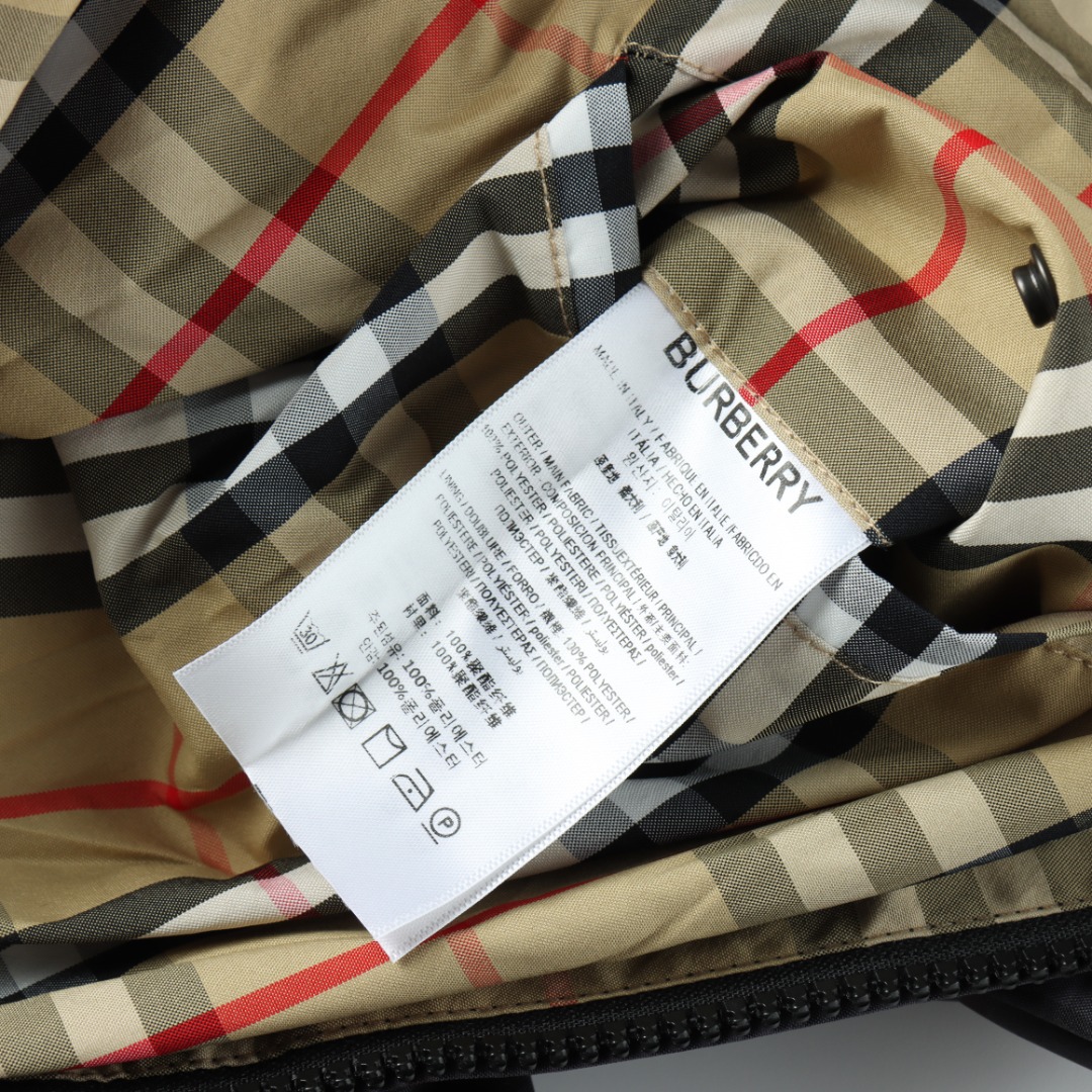 BURBERRY/巴宝莉BBR 切片格纹连帽夹克外套