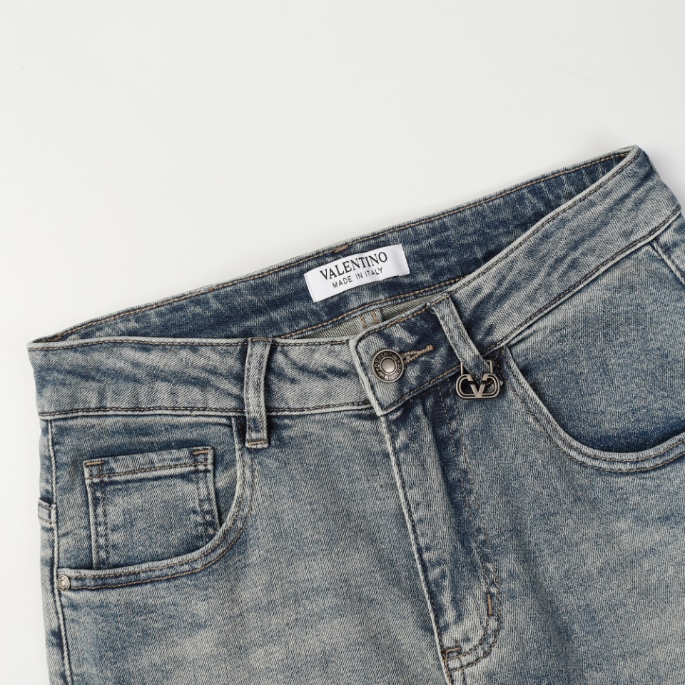 New Arrival: VL Valentino 2024 Network High-End Jeans with Imported Turkish Cotton - 图片 5