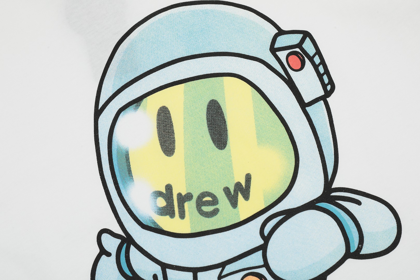 Drew house 笑脸 25ss 太空人涂鸦短袖-Chinese UA Cheap High Quatity Brand Clothes Bags handbags Sneakers wholesale wholesaler seller from China Factory suppliers Fashion Clothing Shoes best Quality Beautiful Price Drew house 笑脸 25ss 太空人涂鸦短袖