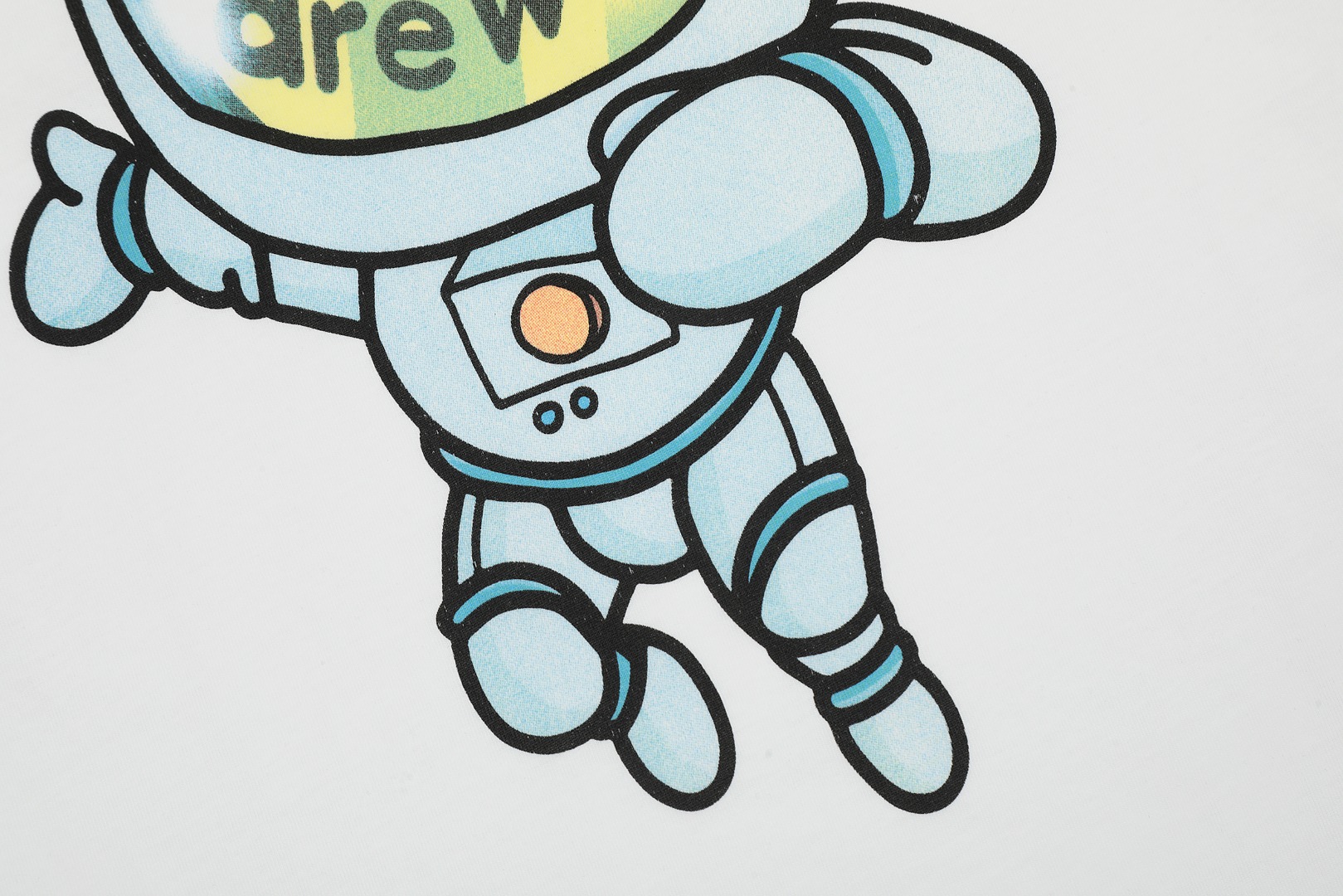 Drew house 笑脸 25ss 太空人涂鸦短袖-Chinese UA Cheap High Quatity Brand Clothes Bags handbags Sneakers wholesale wholesaler seller from China Factory suppliers Fashion Clothing Shoes best Quality Beautiful Price Drew house 笑脸 25ss 太空人涂鸦短袖