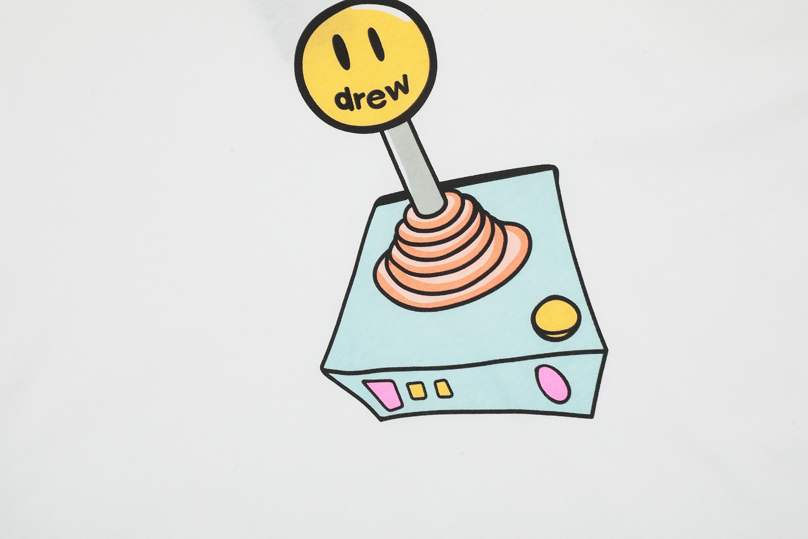 Drew house 笑脸 25ss 摇杆涂鸦短袖-Chinese UA Cheap High Quatity Brand Clothes Bags handbags Sneakers wholesale wholesaler seller from China Factory suppliers Fashion Clothing Shoes best Quality Beautiful Price Drew house 笑脸 25ss 摇杆涂鸦短袖