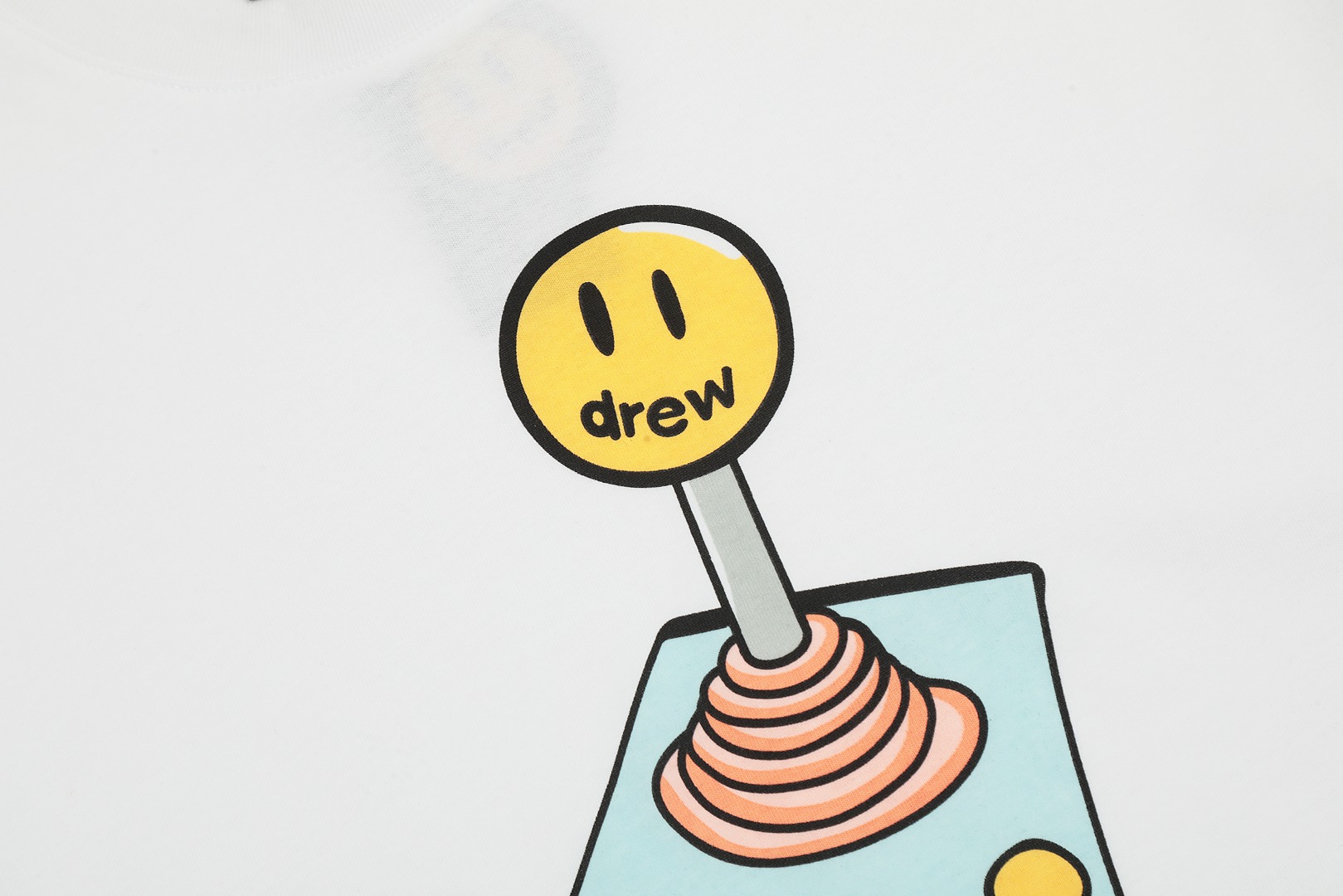 Drew house 笑脸 25ss 摇杆涂鸦短袖-Chinese UA Cheap High Quatity Brand Clothes Bags handbags Sneakers wholesale wholesaler seller from China Factory suppliers Fashion Clothing Shoes best Quality Beautiful Price Drew house 笑脸 25ss 摇杆涂鸦短袖