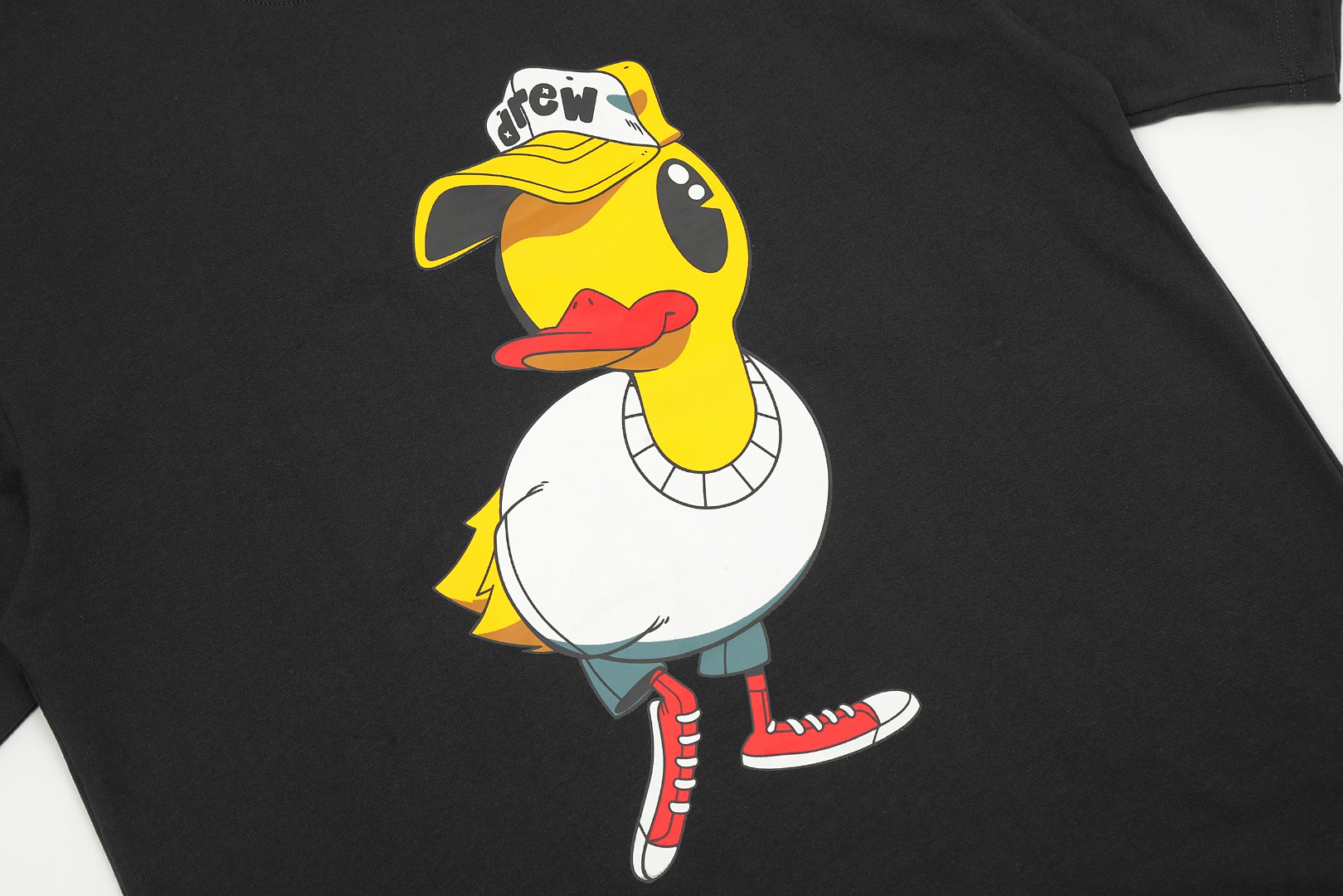 Drew house 笑脸 25ss动物黄鸭涂鸦短袖-Chinese UA Cheap High Quatity Brand Clothes Bags handbags Sneakers wholesale wholesaler seller from China Factory suppliers Fashion Clothing Shoes best Quality Beautiful Price Drew house 笑脸 25ss动物黄鸭涂鸦短袖