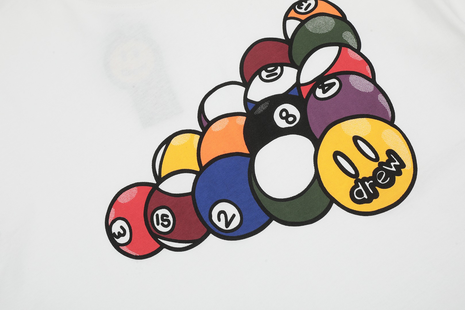 Drew house 笑脸 25ss 桌球涂鸦短袖