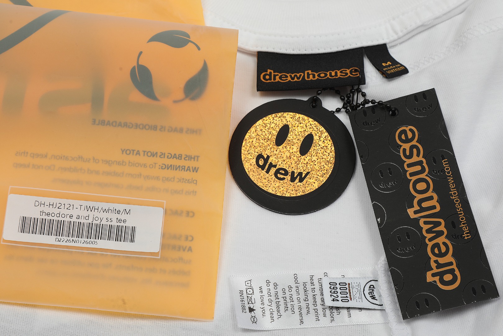 Drew house 笑脸 25ss 小熊涂鸦短袖-Chinese UA Cheap High Quatity Brand Clothes Bags handbags Sneakers wholesale wholesaler seller from China Factory suppliers Fashion Clothing Shoes best Quality Beautiful Price Drew house 笑脸 25ss 小熊涂鸦短袖