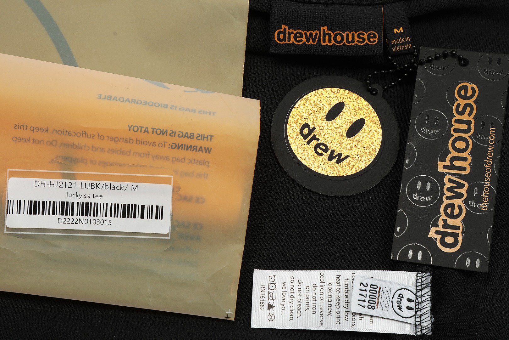 Drew house 笑脸 25ss动物黄鸭涂鸦短袖-Chinese UA Cheap High Quatity Brand Clothes Bags handbags Sneakers wholesale wholesaler seller from China Factory suppliers Fashion Clothing Shoes best Quality Beautiful Price Drew house 笑脸 25ss动物黄鸭涂鸦短袖