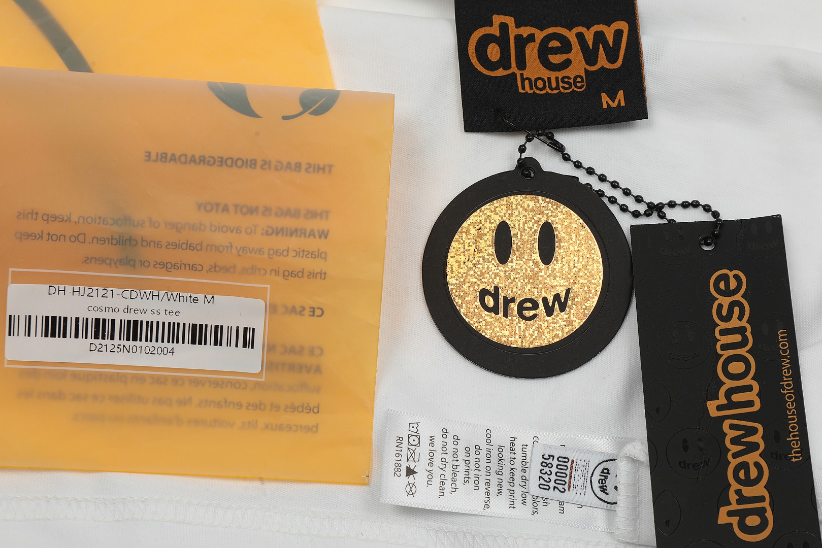 Drew house 笑脸 25ss 太空人涂鸦短袖-Chinese UA Cheap High Quatity Brand Clothes Bags handbags Sneakers wholesale wholesaler seller from China Factory suppliers Fashion Clothing Shoes best Quality Beautiful Price Drew house 笑脸 25ss 太空人涂鸦短袖