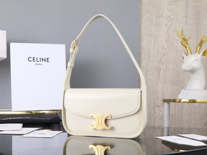 Celine Terence Bag: Elegant Triomphe Logo, Chic Shoulder Bag for Women 1 Celine Terence Bag: Elegant Triomphe Logo, Chic Shoulder Bag for Women