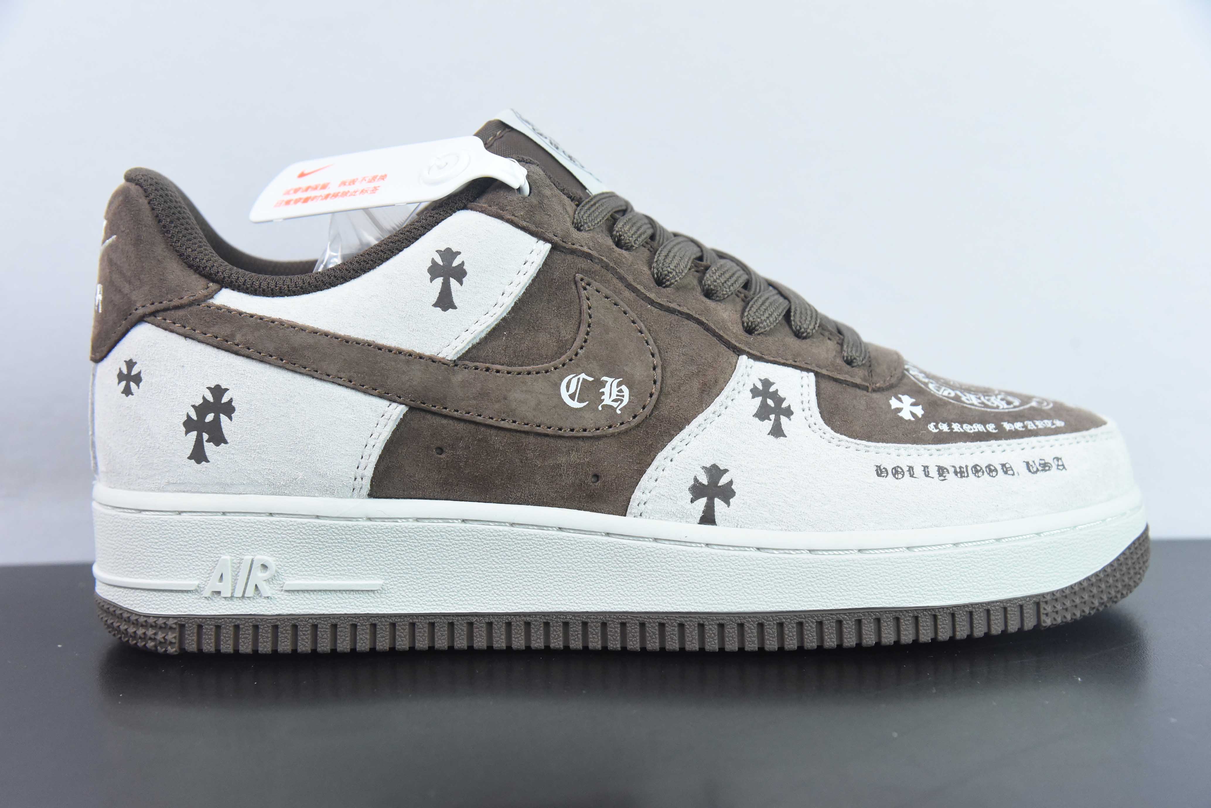 OAU11839549 Nike Air Force 1 Low colaboración con Chrome Hearts, Air Force 1 de caña baja para deporte y ocio…