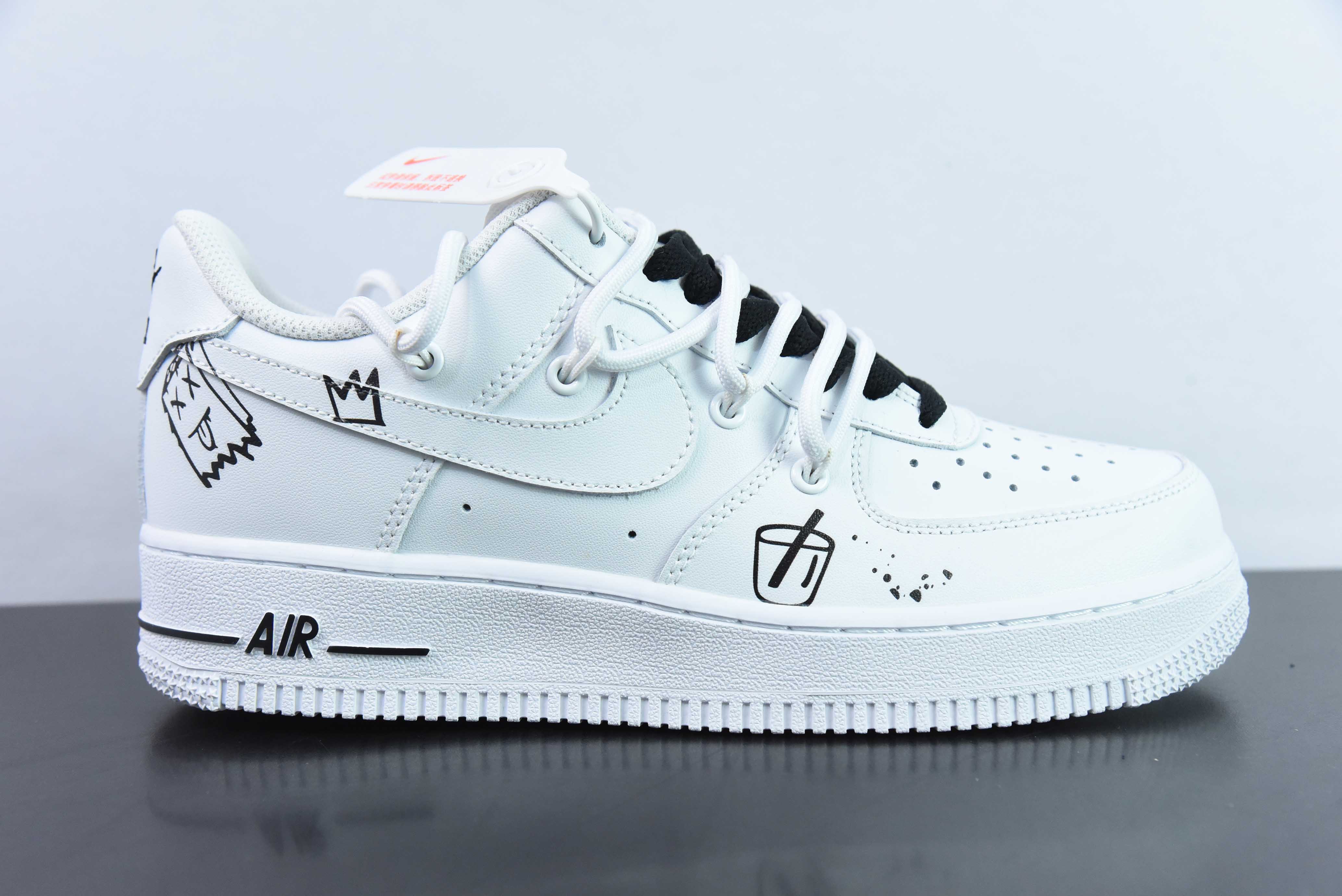 [Air Force Series]Nk Air Force 1 07 Low Niche Graffiti Air Force One Low Casua