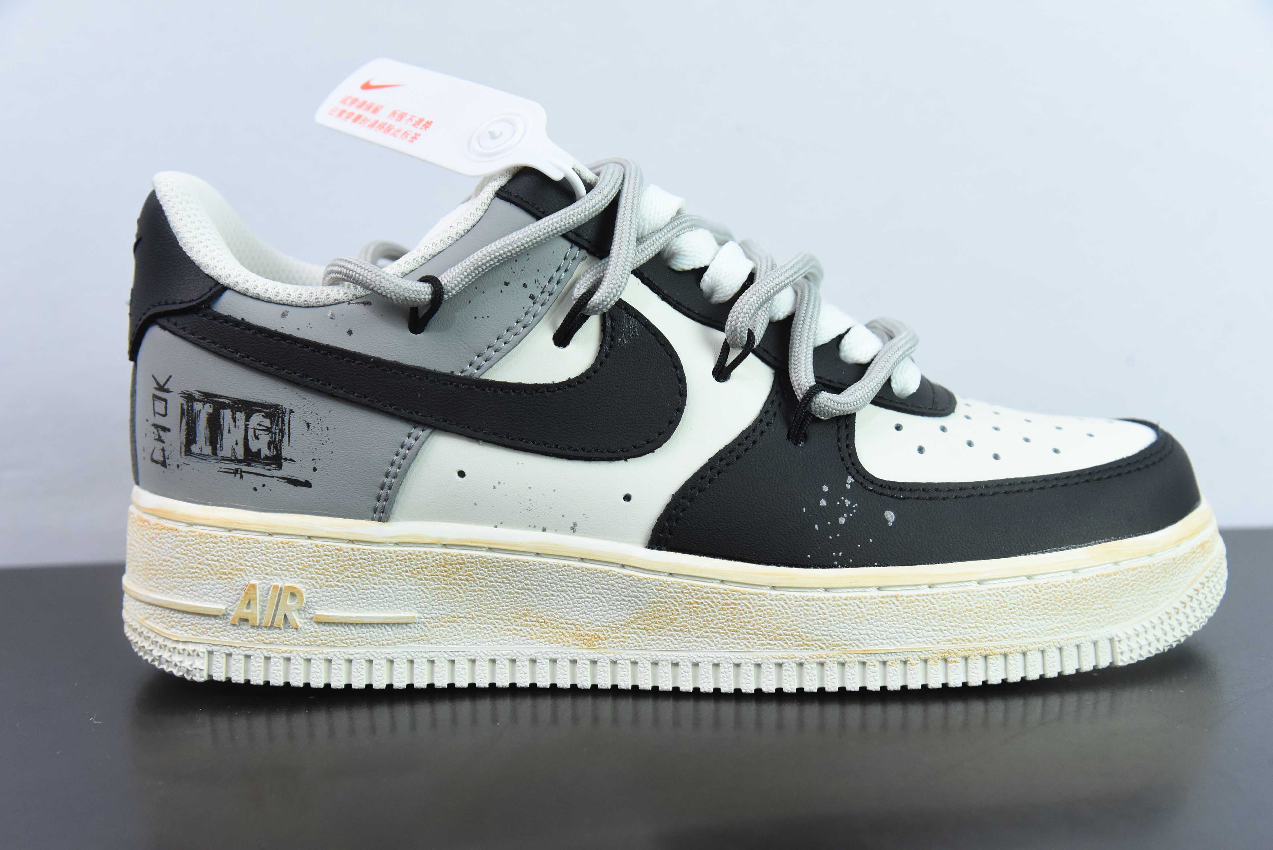 [Air Force Series]Nk Air Force 1 07 Low Official Explosive Customized Two-dime