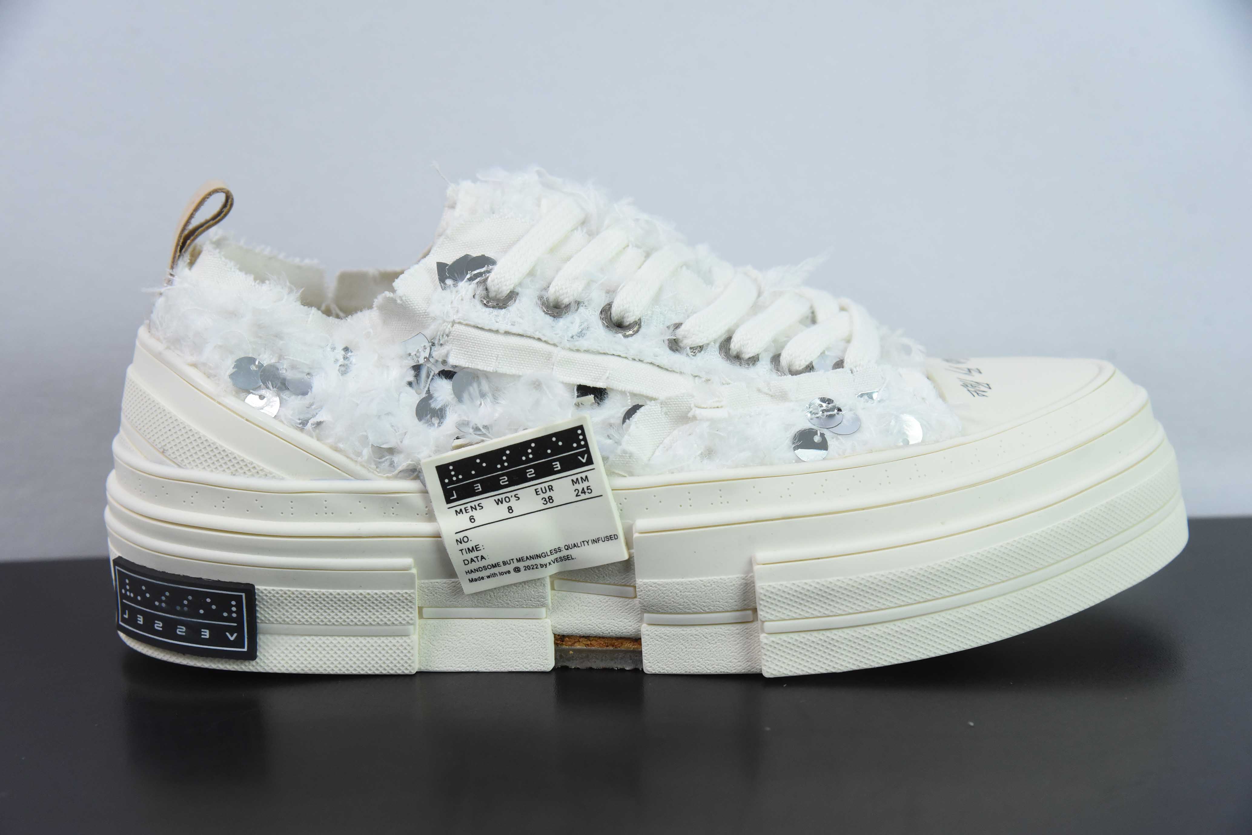 XVESSEL Peace by Piece 35 36 37 38 39 40 41 42 43 44 45 Vanness Scarpe donna
