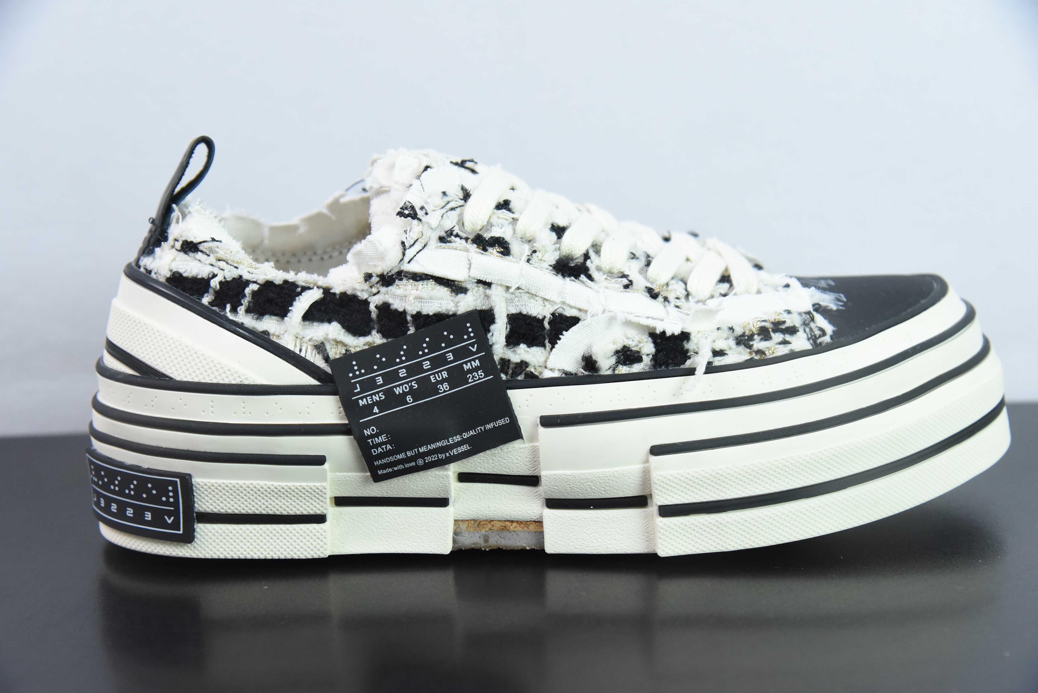 XVESSEL Peace by Piece 35 36 37 38 39 40 41 42 43 44 45 Vanness Scarpe donna
