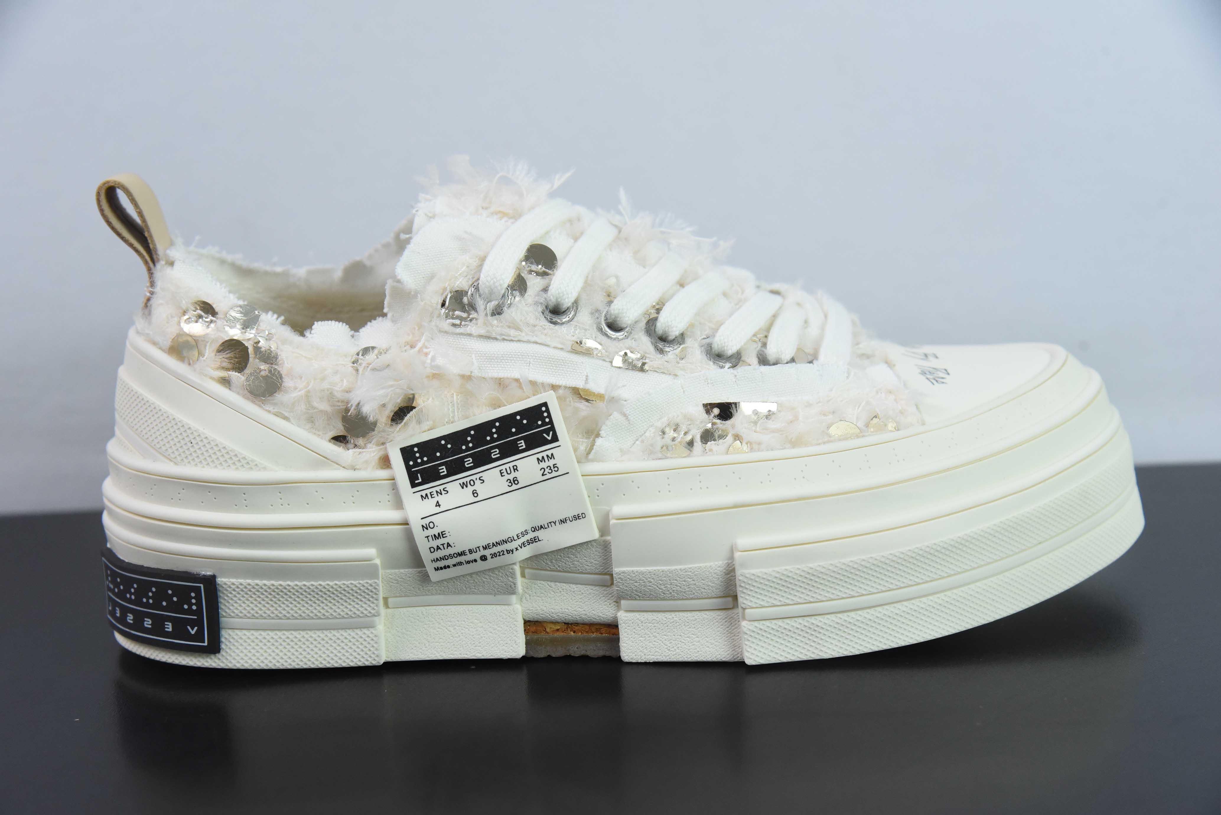 XVESSEL Peace by Piece 35 36 37 38 39 40 41 42 43 44 45 Vanness Scarpe donna