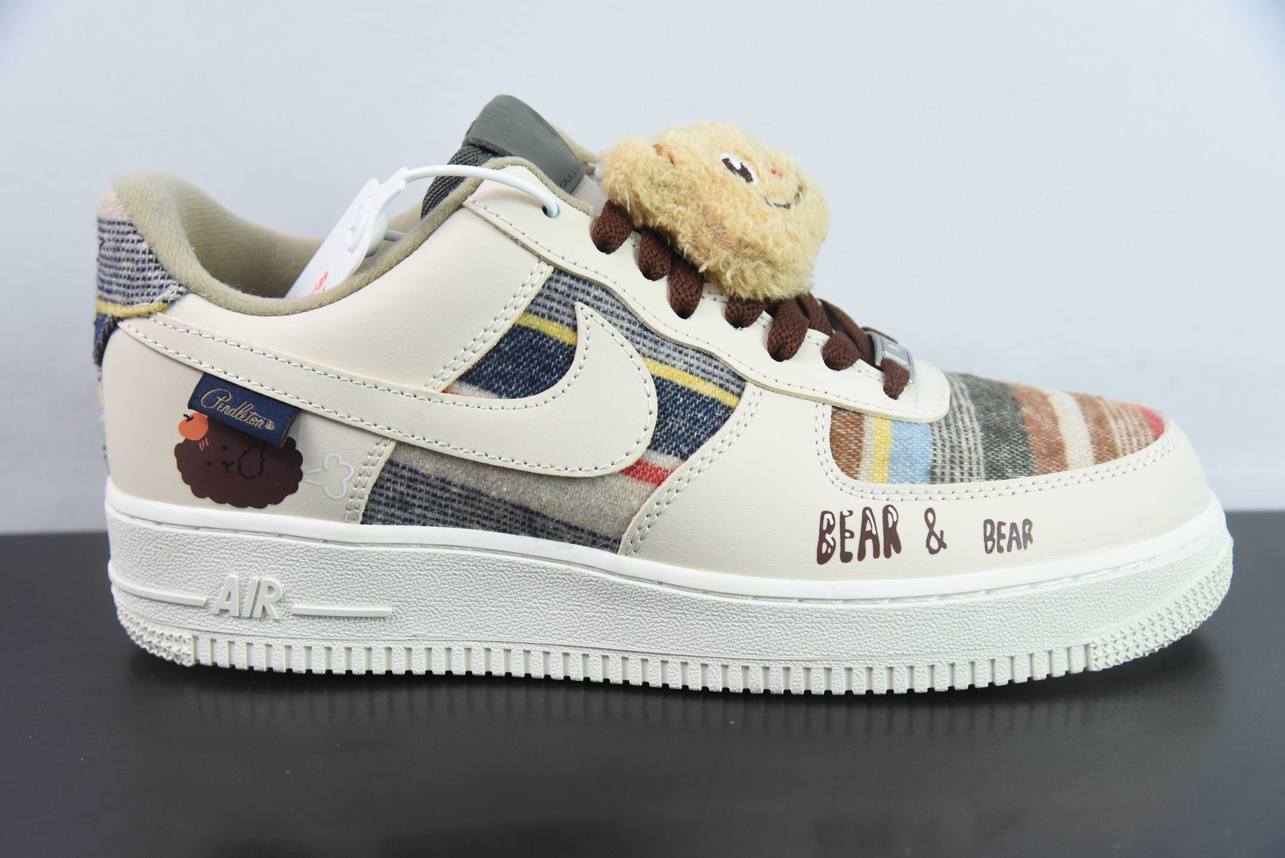 [Air Force Series]NK Air Force 1 07 Low Bear Air Force One Low Top Versatile C
