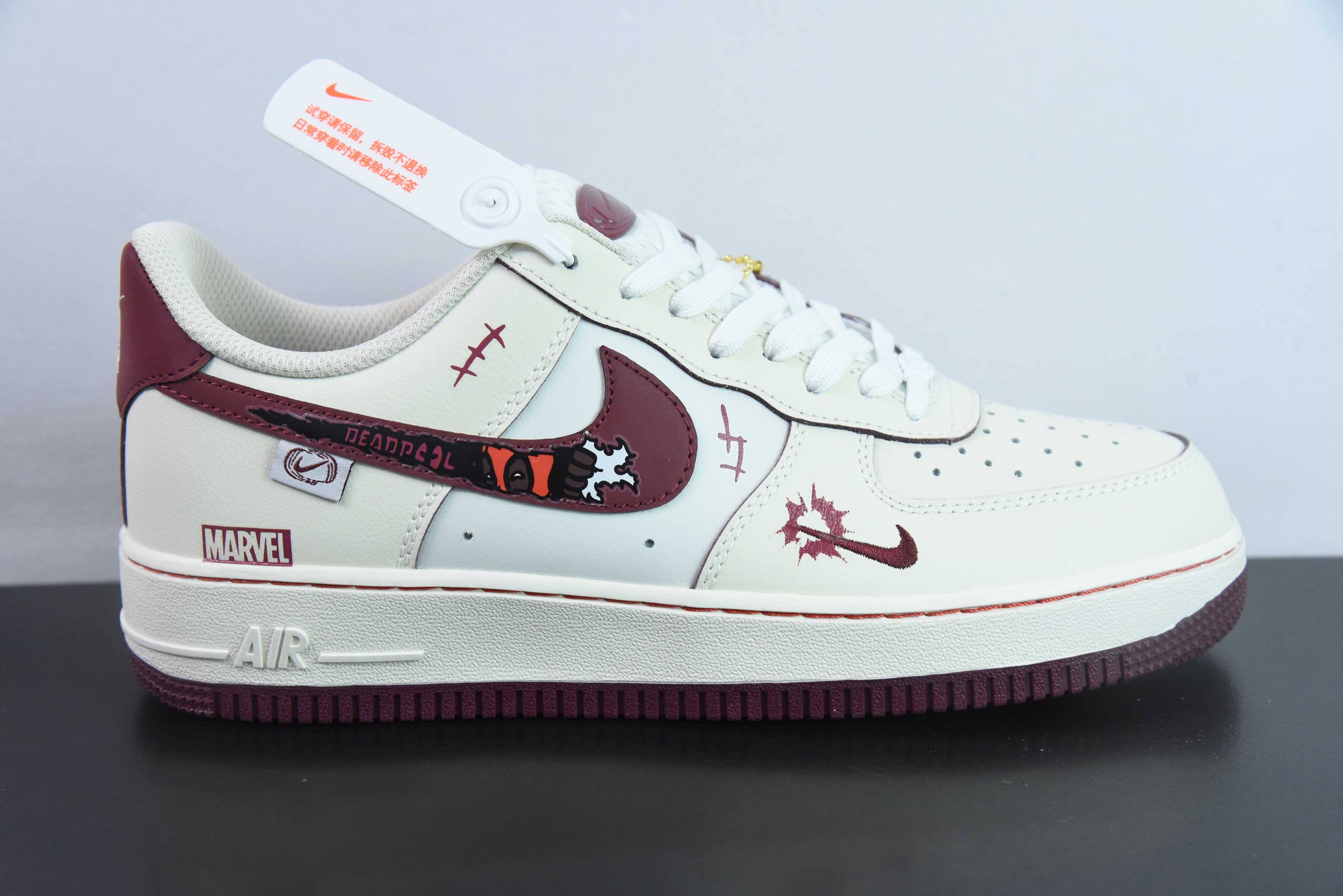 [Air Force Series]Nk Air Force 1 07 Low "Deadpool" Marvel series Deadpool Air