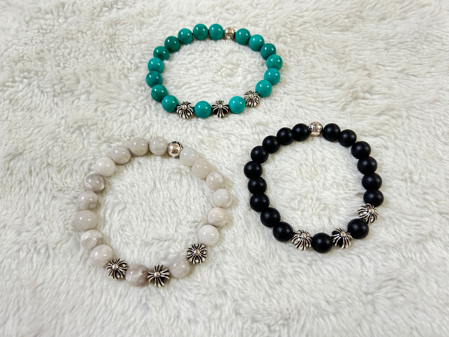 Chrome Hearts chrome herats 克罗心 4配件10M珠手链 颜色齐全 支持定制长度