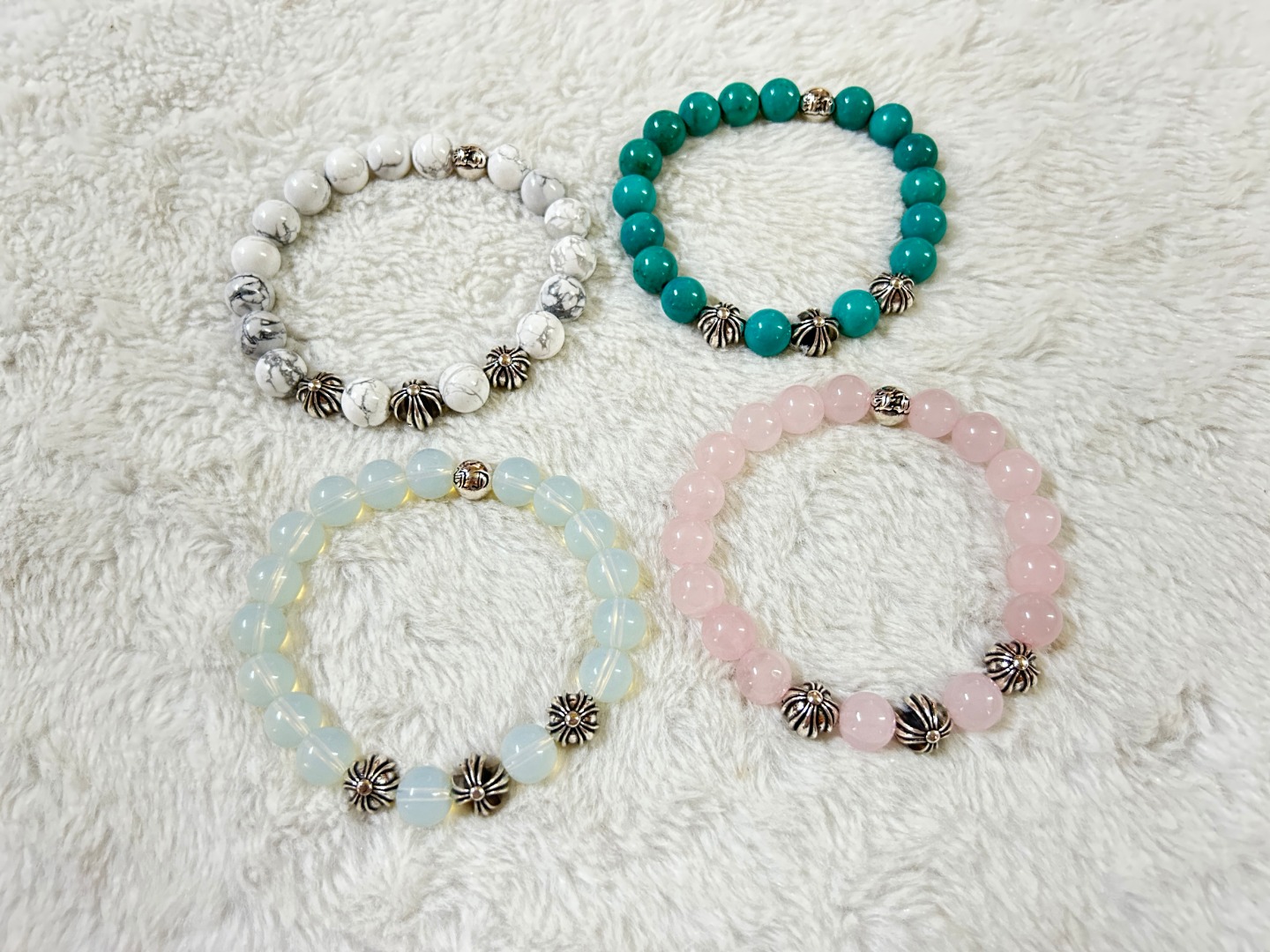 Chrome Hearts chrome herats 克罗心 4配件10M珠手链 颜色齐全 支持定制长度